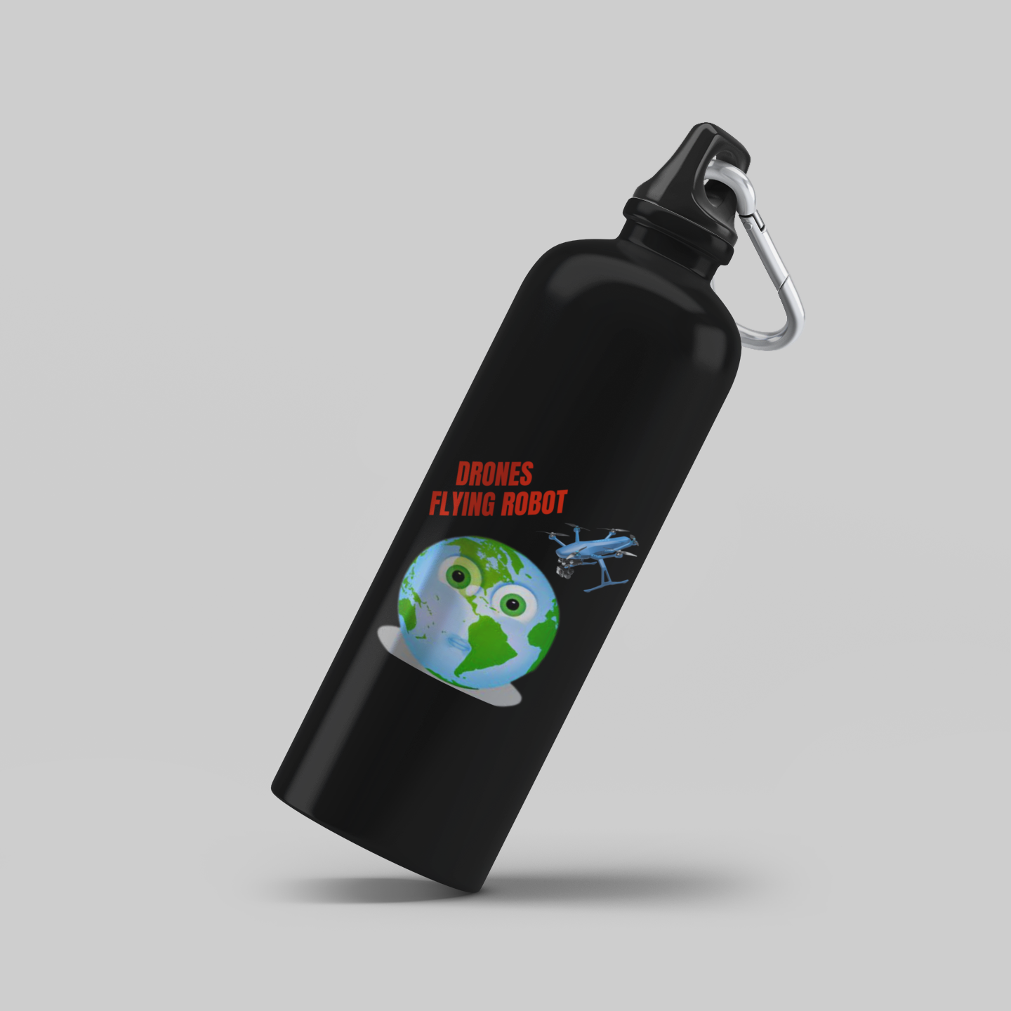 DRONE FLYING ROBOT BOTTLE