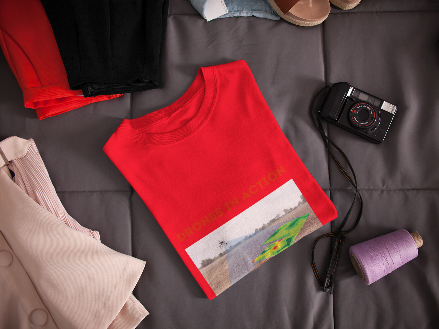 DRONE IN ACTION T SHIRT