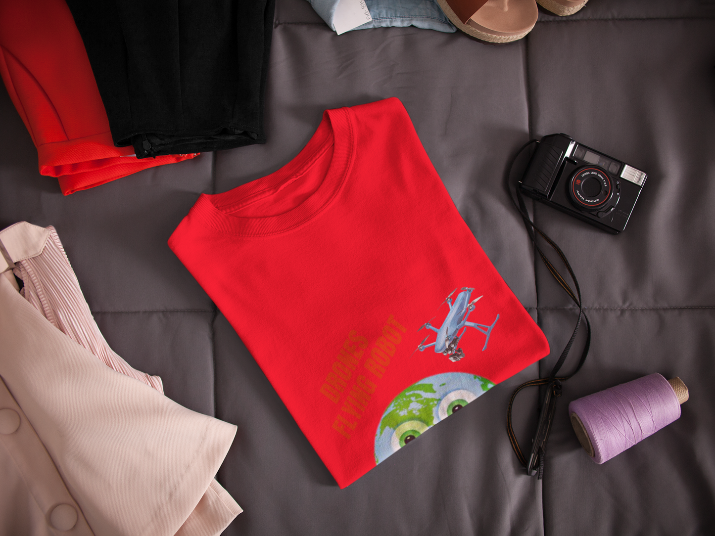Drones Flying ✈ Robot 🤖 T shirt