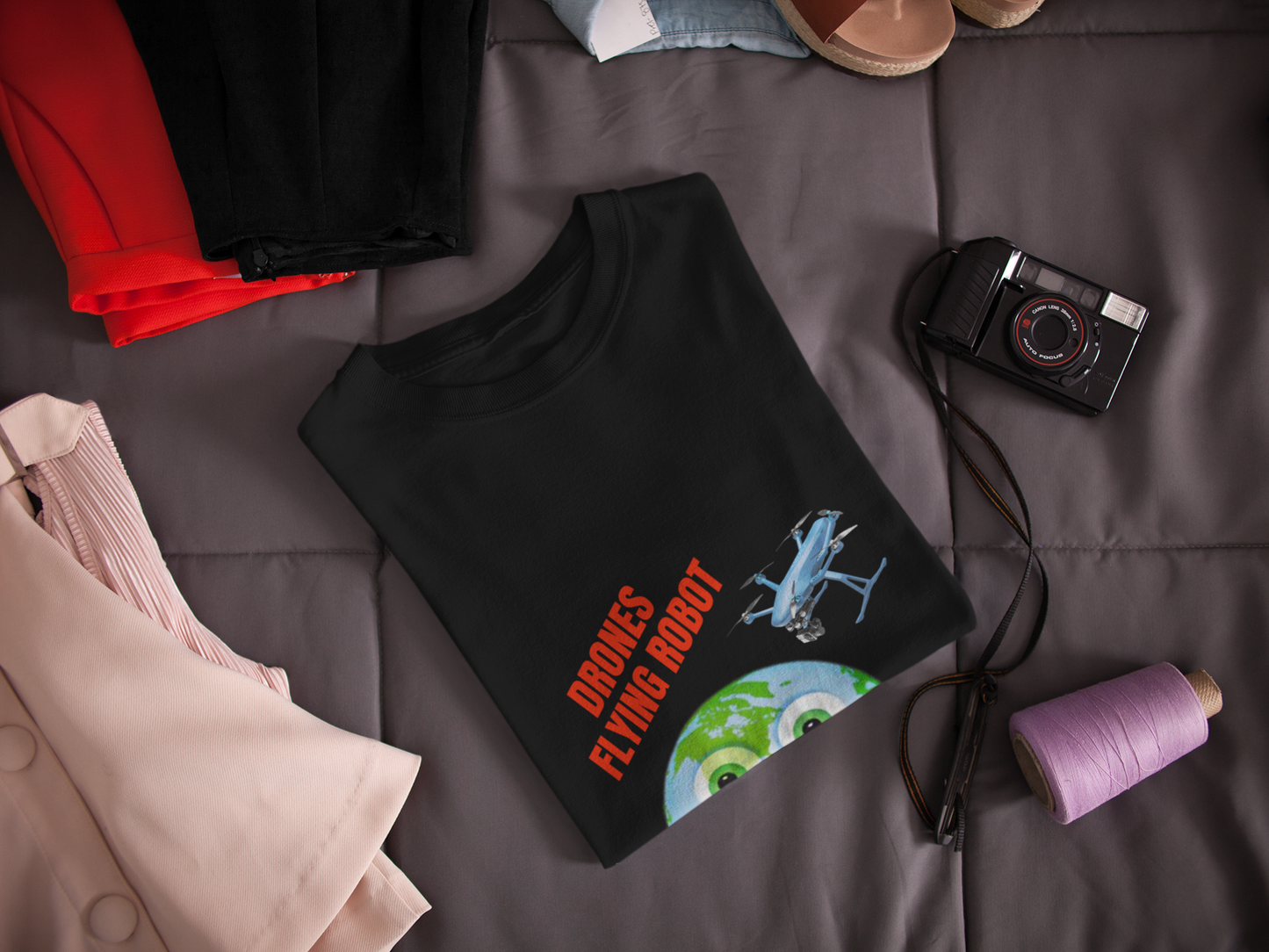 Drones Flying ✈ Robot 🤖 T shirt
