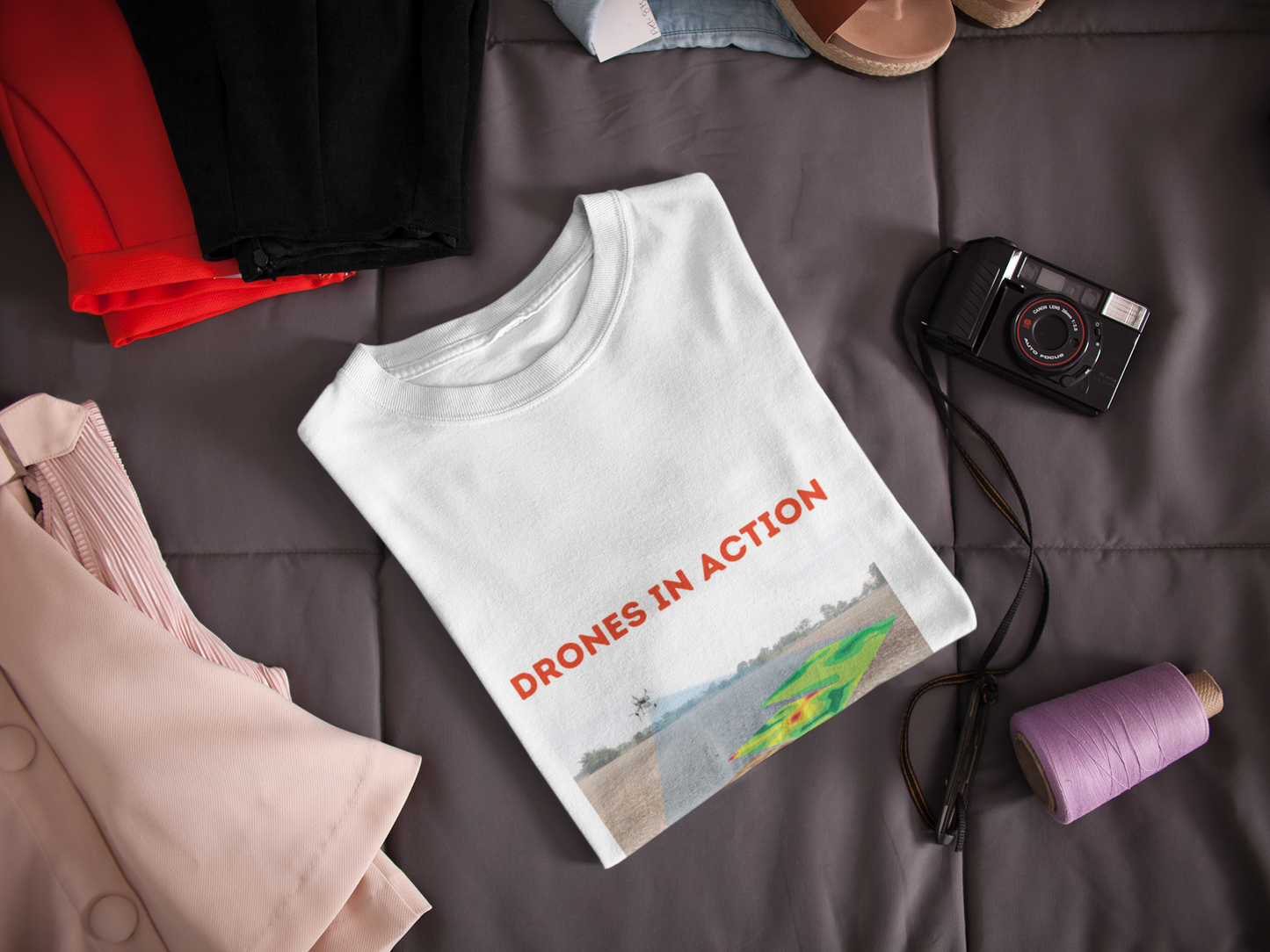 DRONE IN ACTION T SHIRT