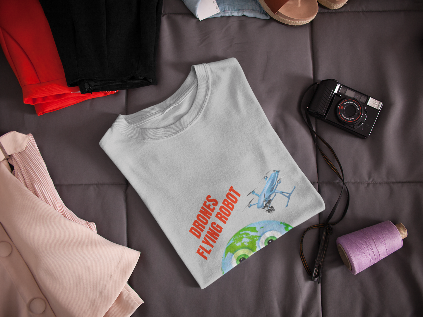 Drones Flying ✈ Robot 🤖 T shirt