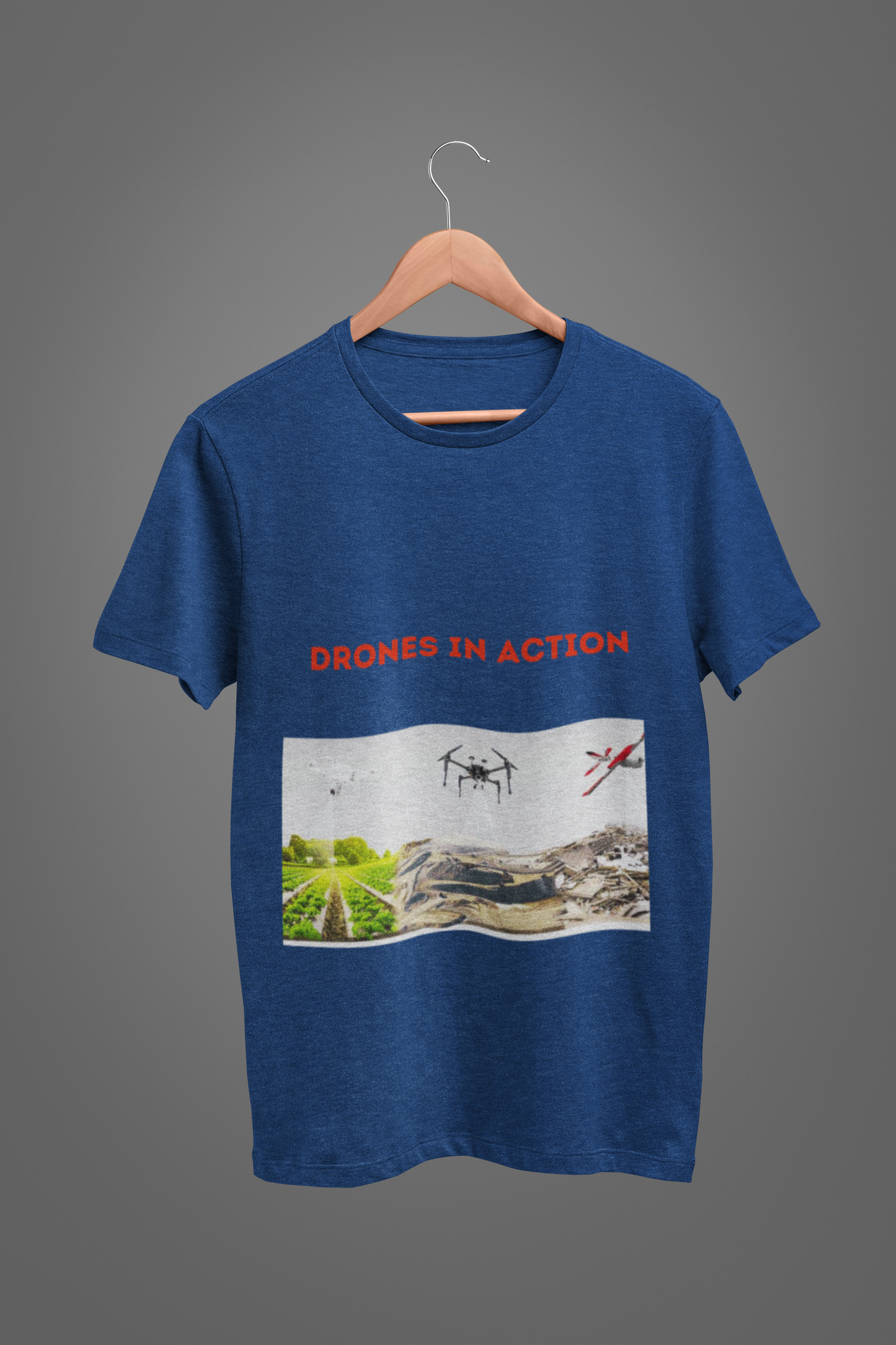 DRONES IN ACTION T SHIRT