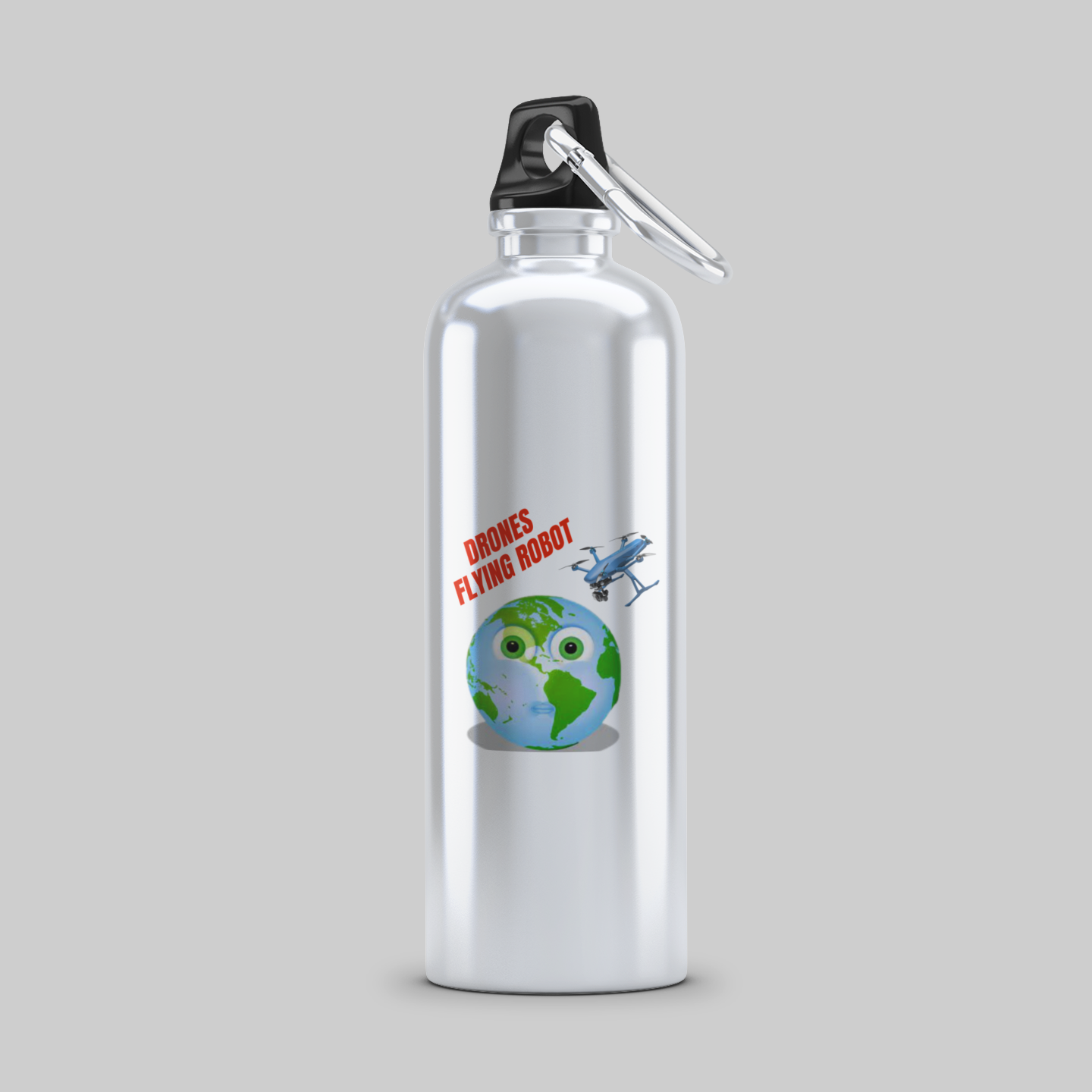 DRONE FLYING ROBOT BOTTLE