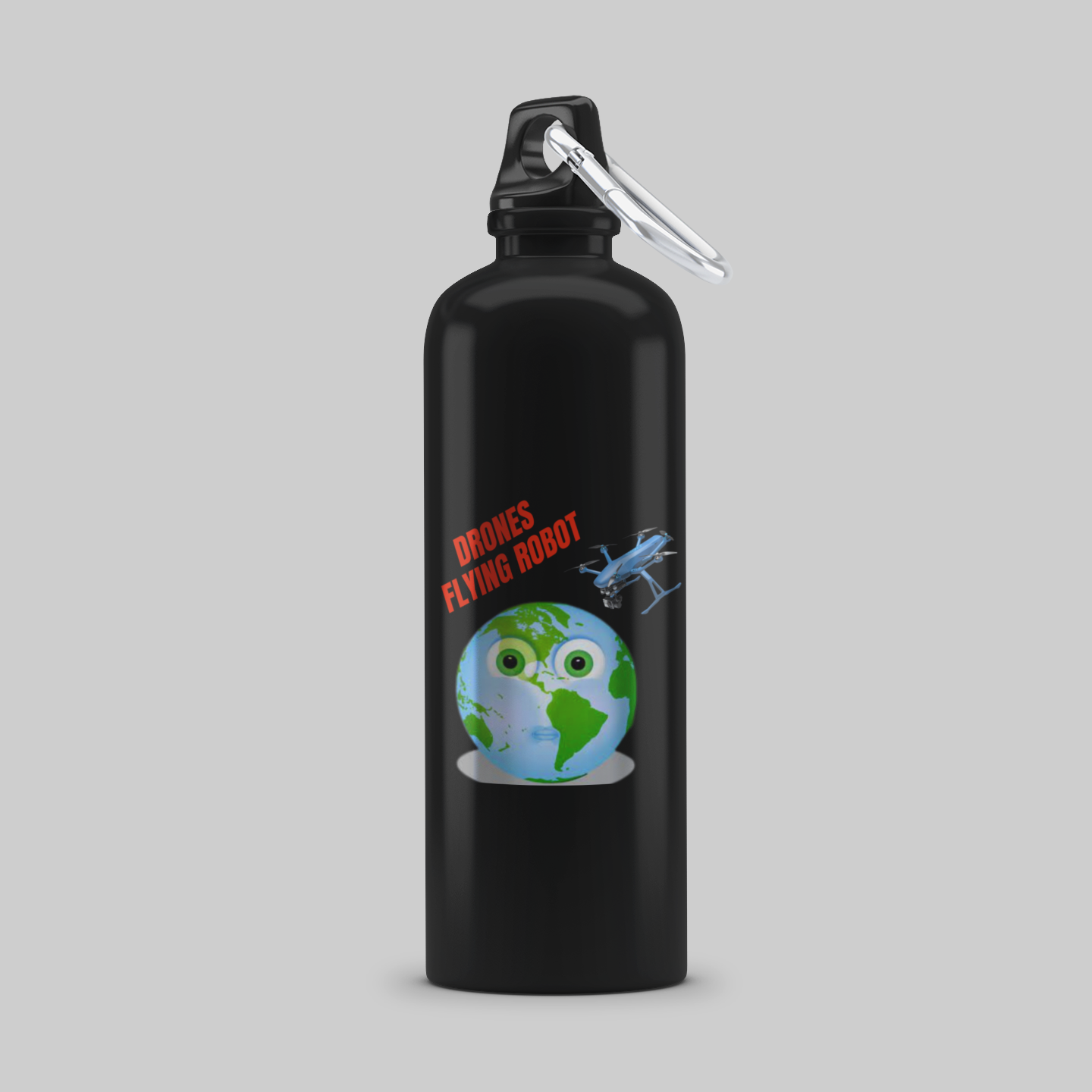 DRONE FLYING ROBOT BOTTLE