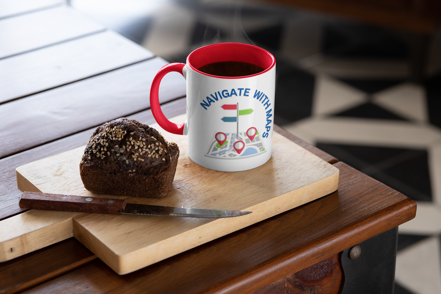 NAVIGAT WITH MAP ๐บ MUG