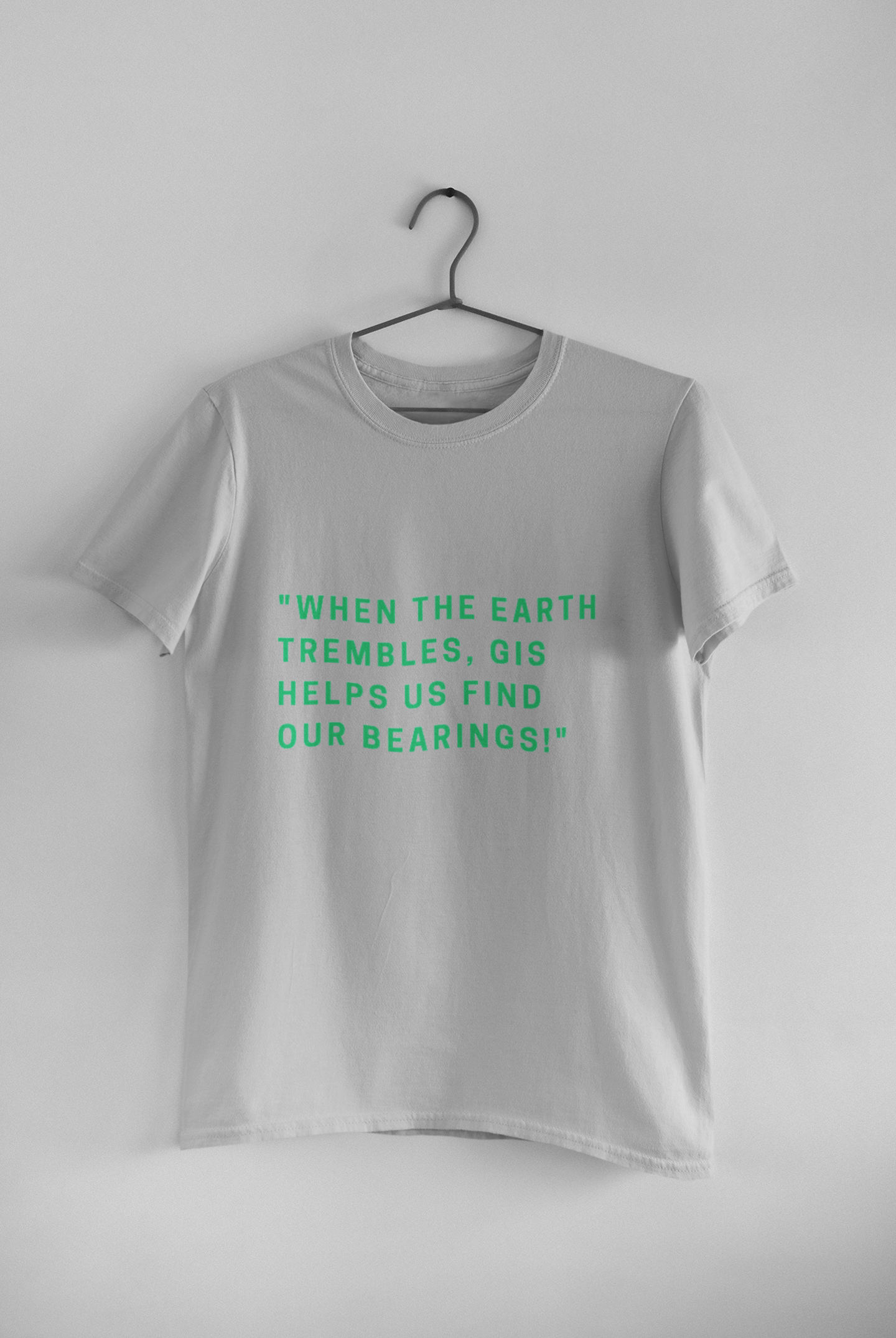 GIS helps us find our Bearings T SHIRT