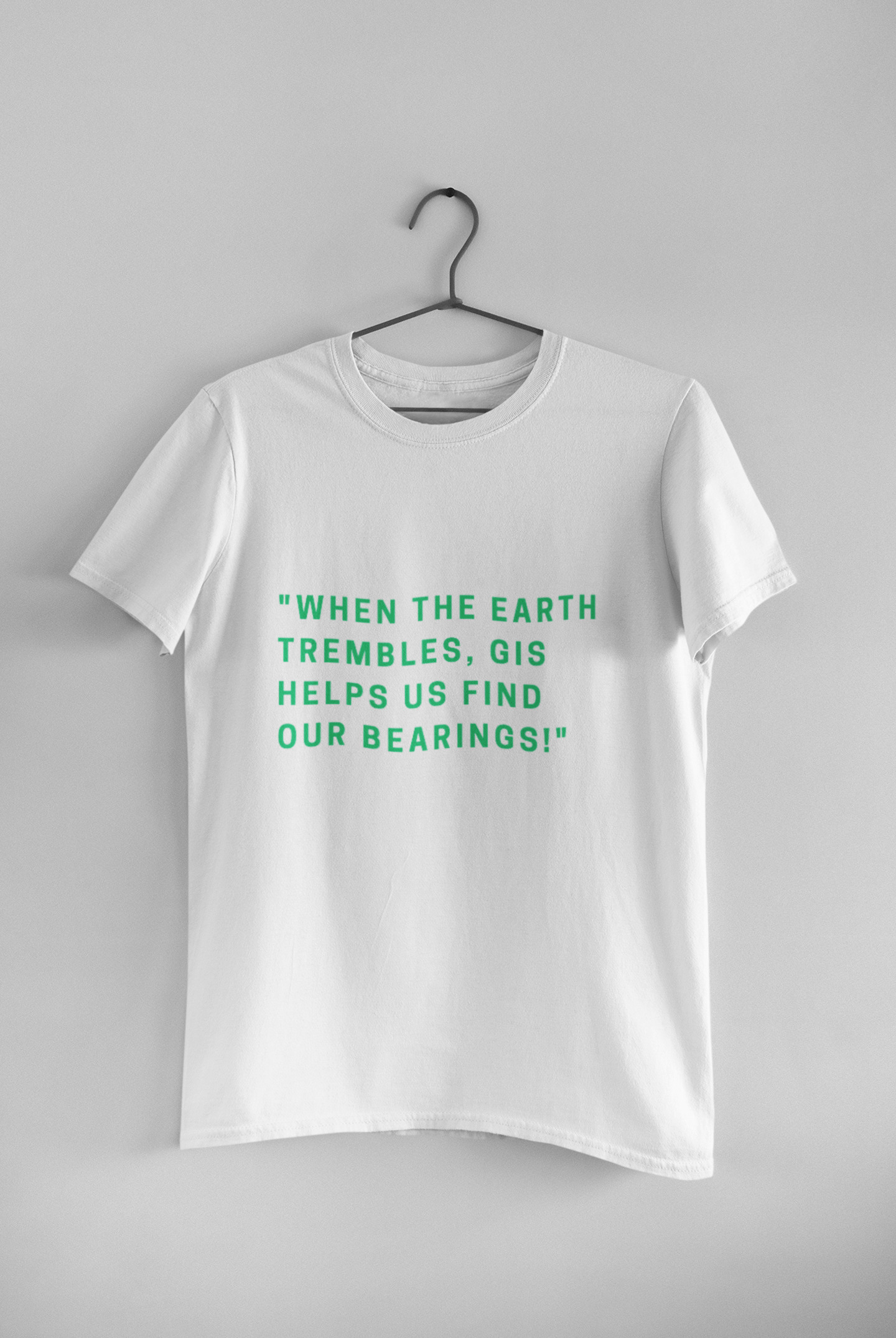 GIS helps us find our Bearings T SHIRT