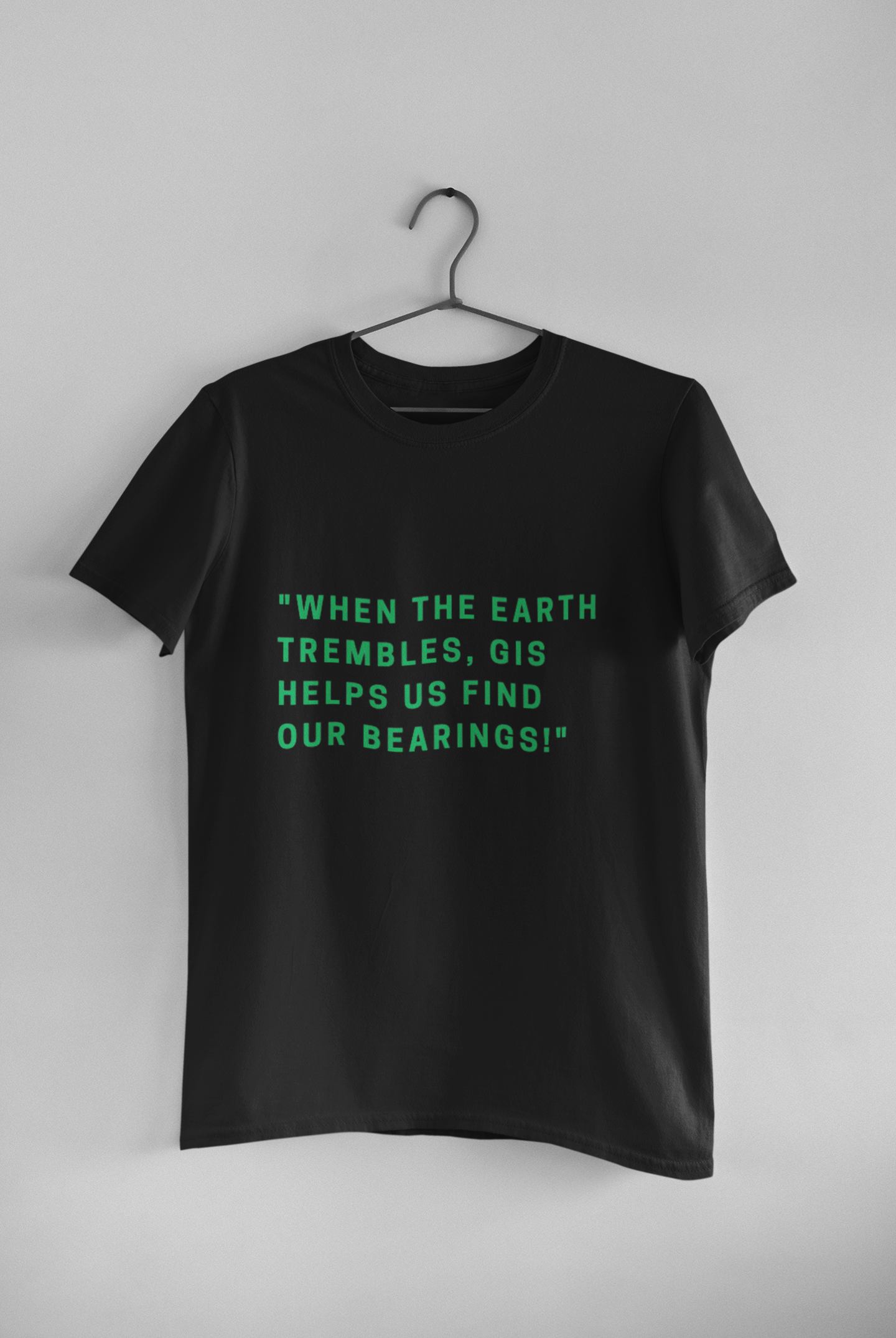 GIS helps us find our Bearings T SHIRT