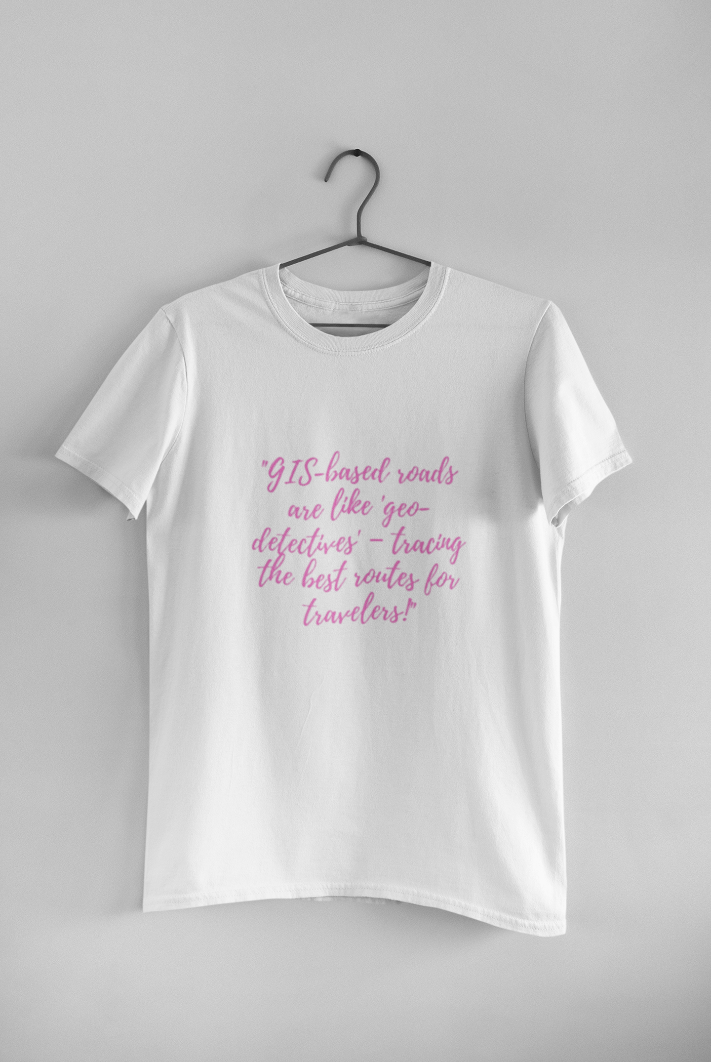 T-SHIRT WIT ROAD