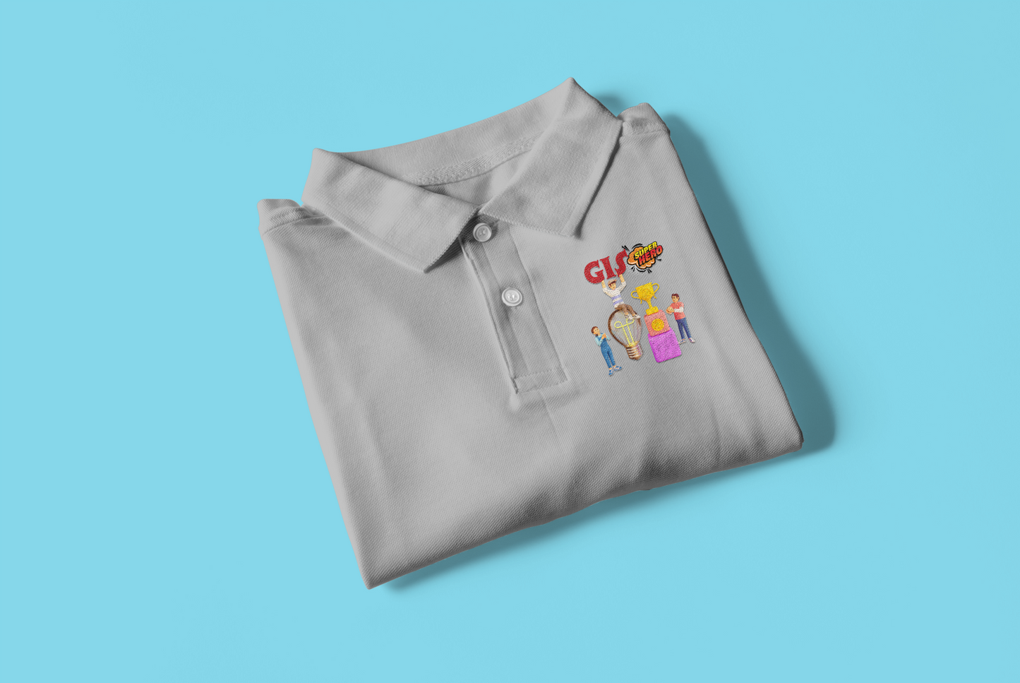 GIS SUPER HERO POLO T-SHIRT