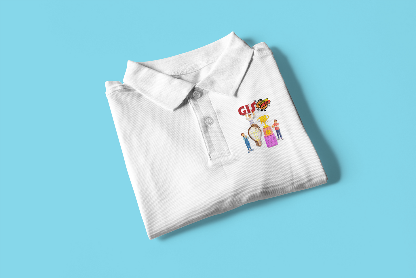 GIS SUPER HERO POLO T-SHIRT
