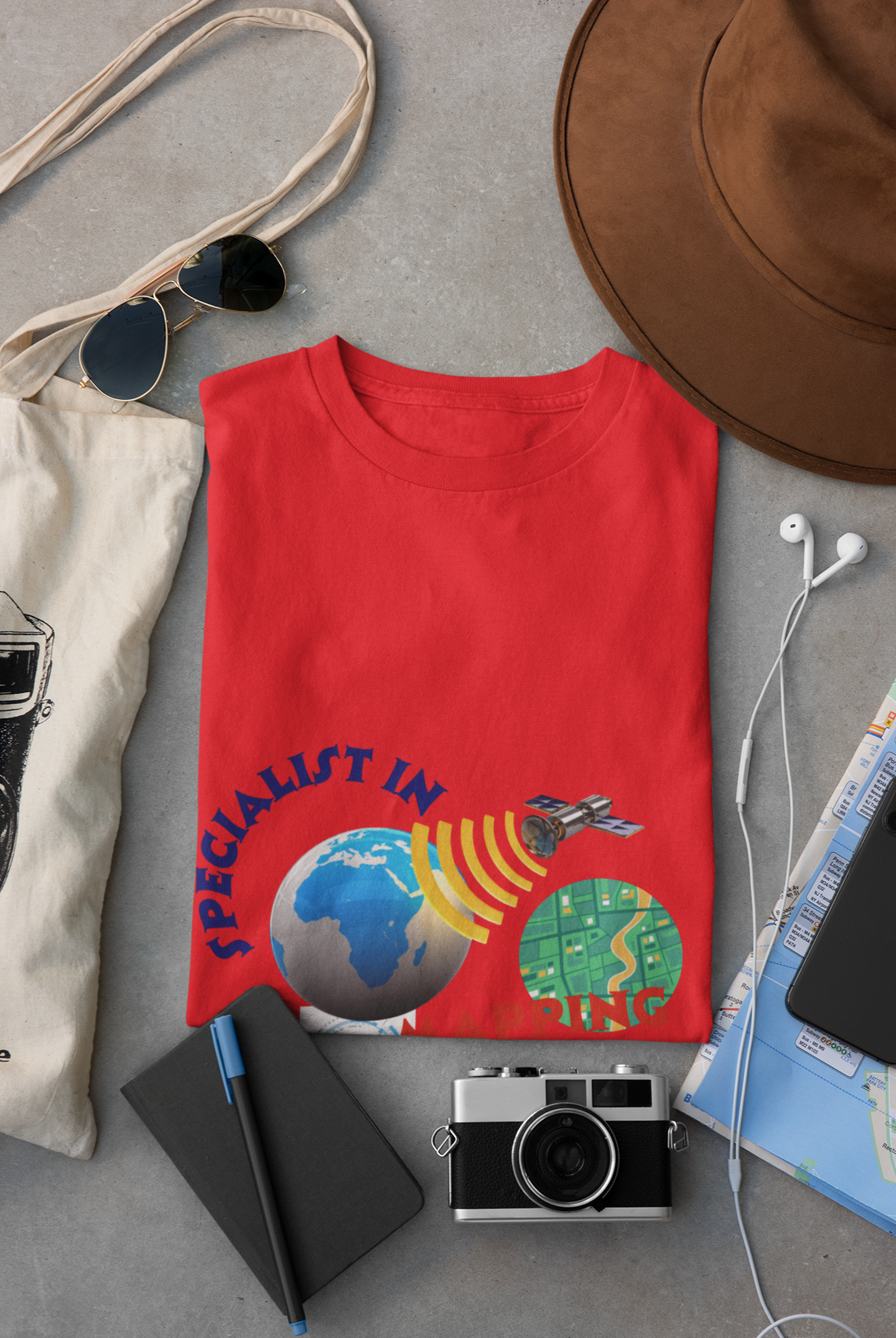 SPECIALIST IN MAPPING T SHIRT
