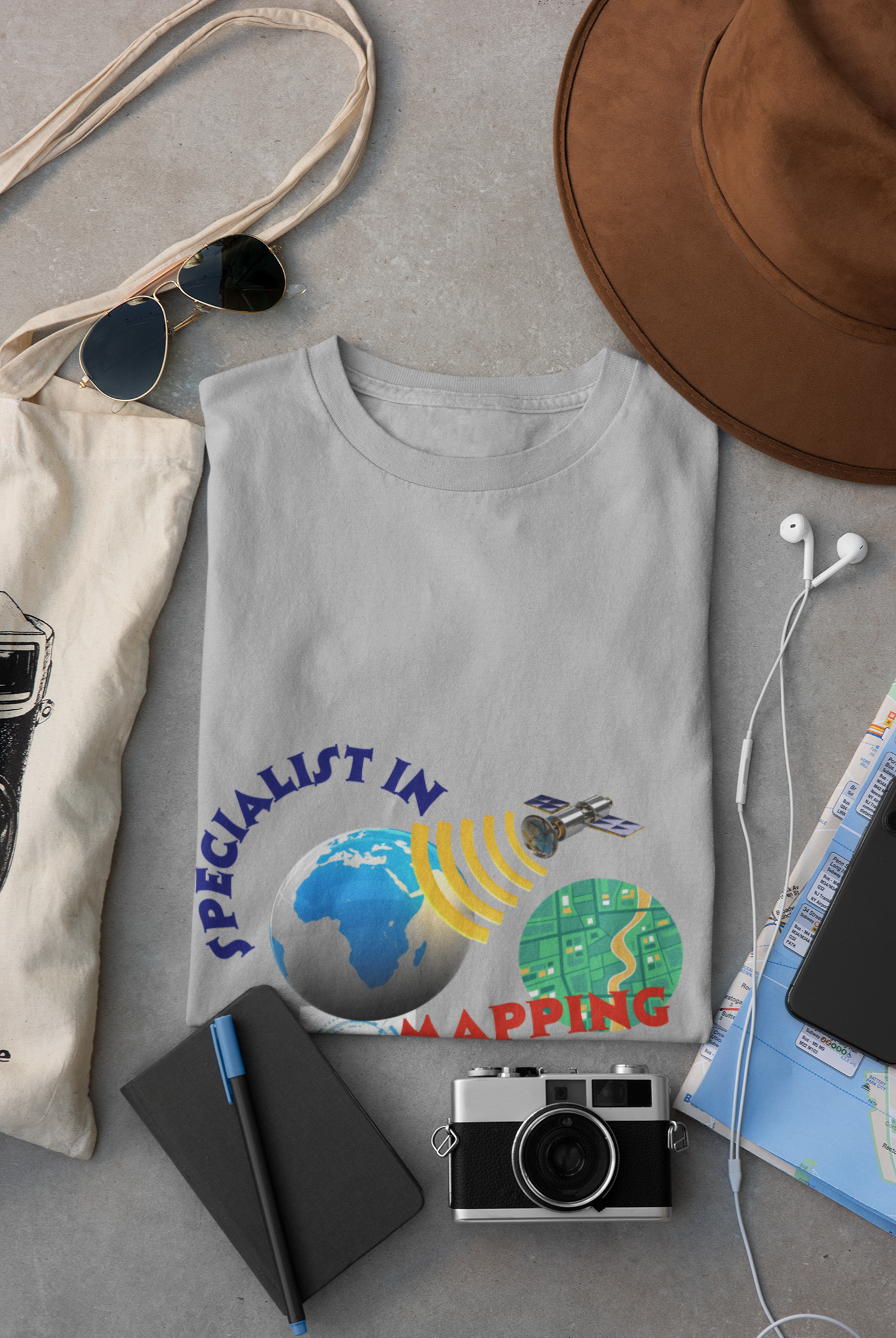 SPECIALIST IN MAPPING T SHIRT