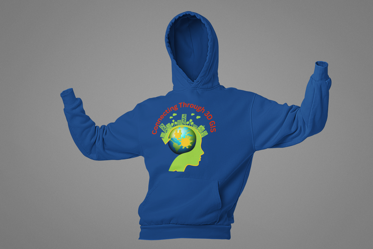 CONNECTING THROUGH 3D GIS T SHIRT