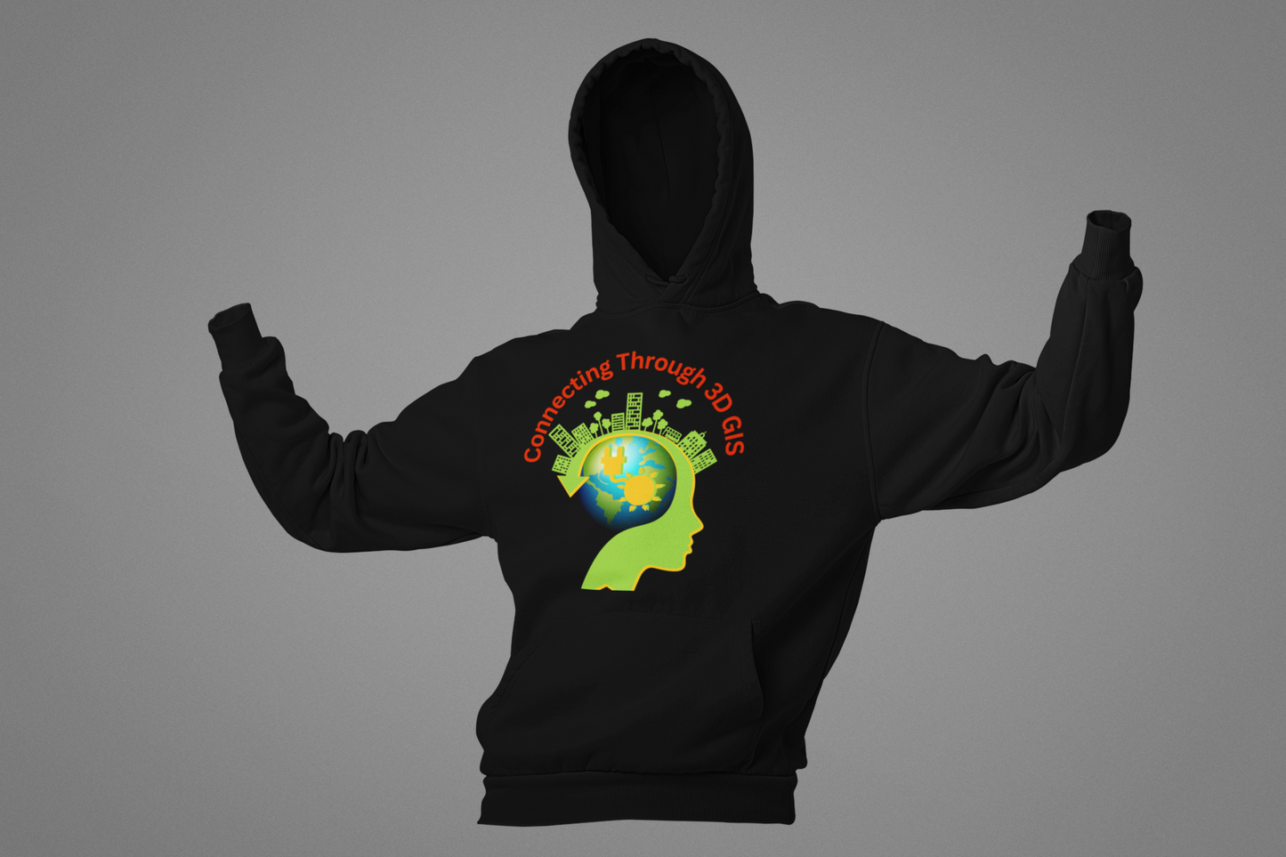 CONNECTING THROUGH 3D GIS T SHIRT