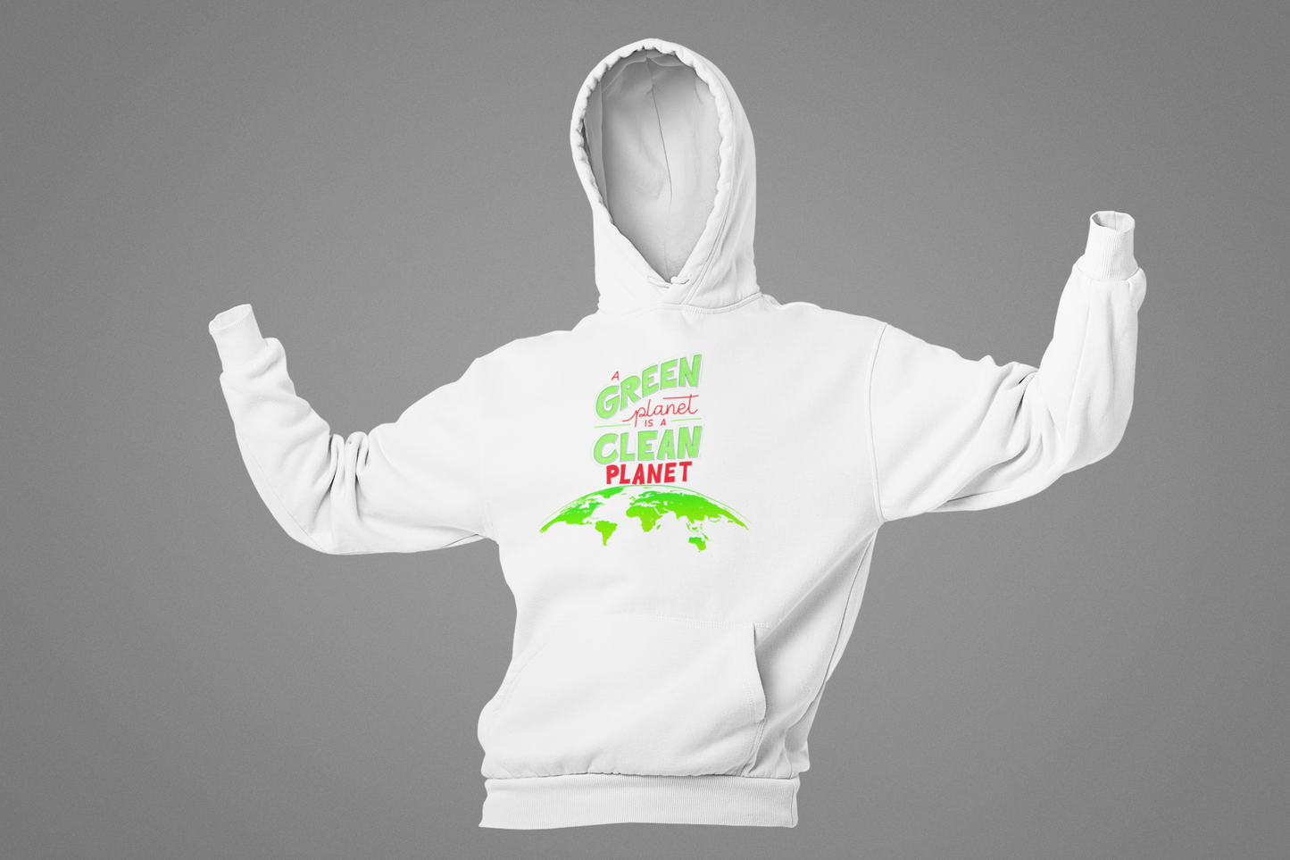 A GREEN PLANET T SHIRT