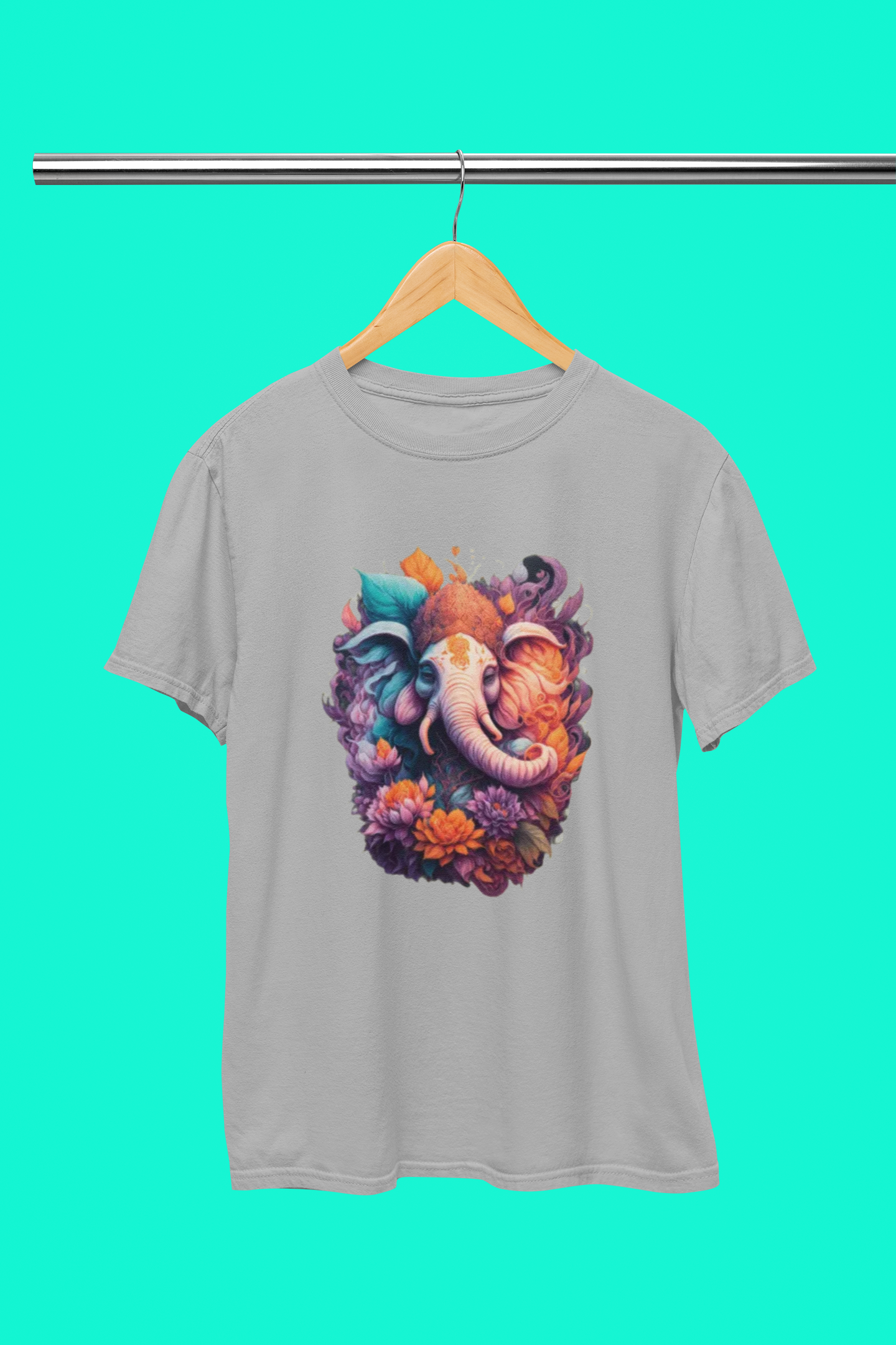 GANESH PIC 2 T SHIRT