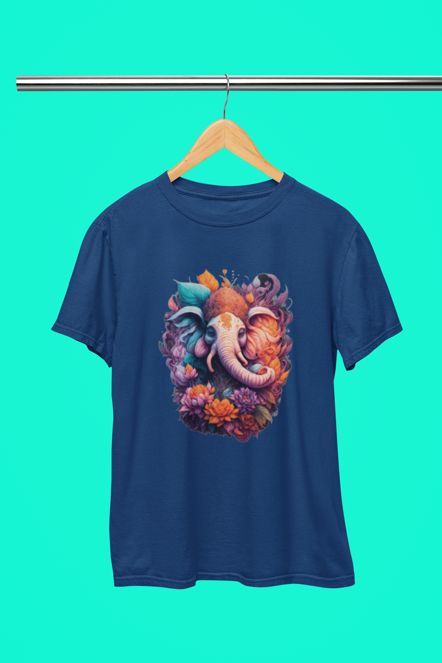 GANESH PIC 2 T SHIRT