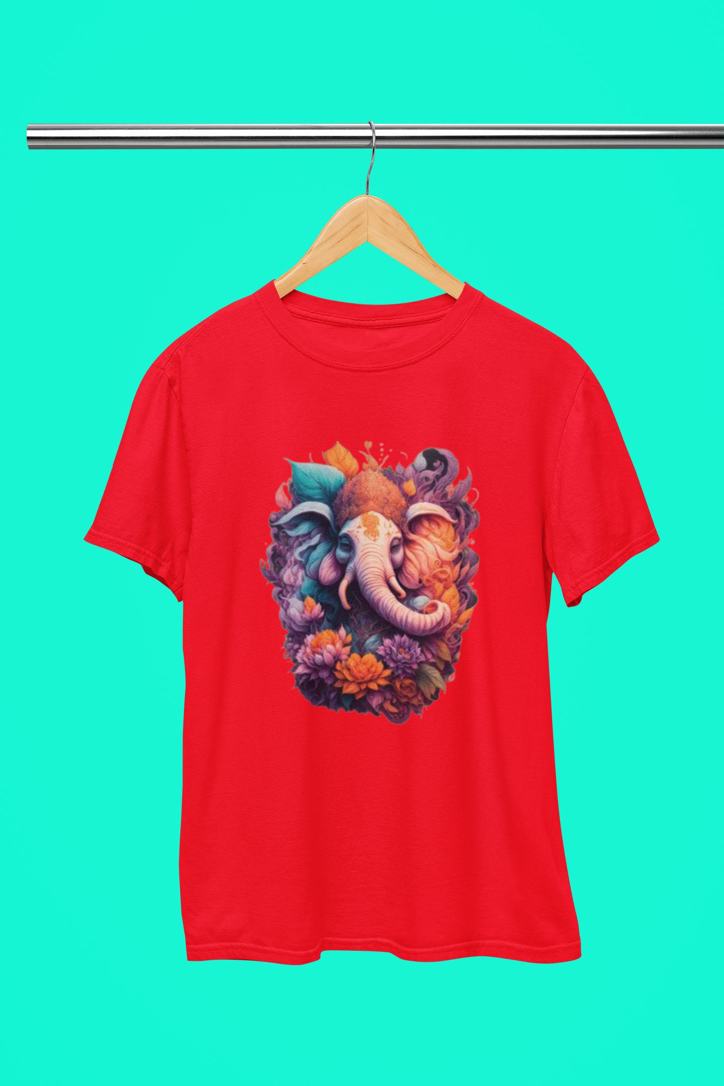 GANESH PIC 2 T SHIRT