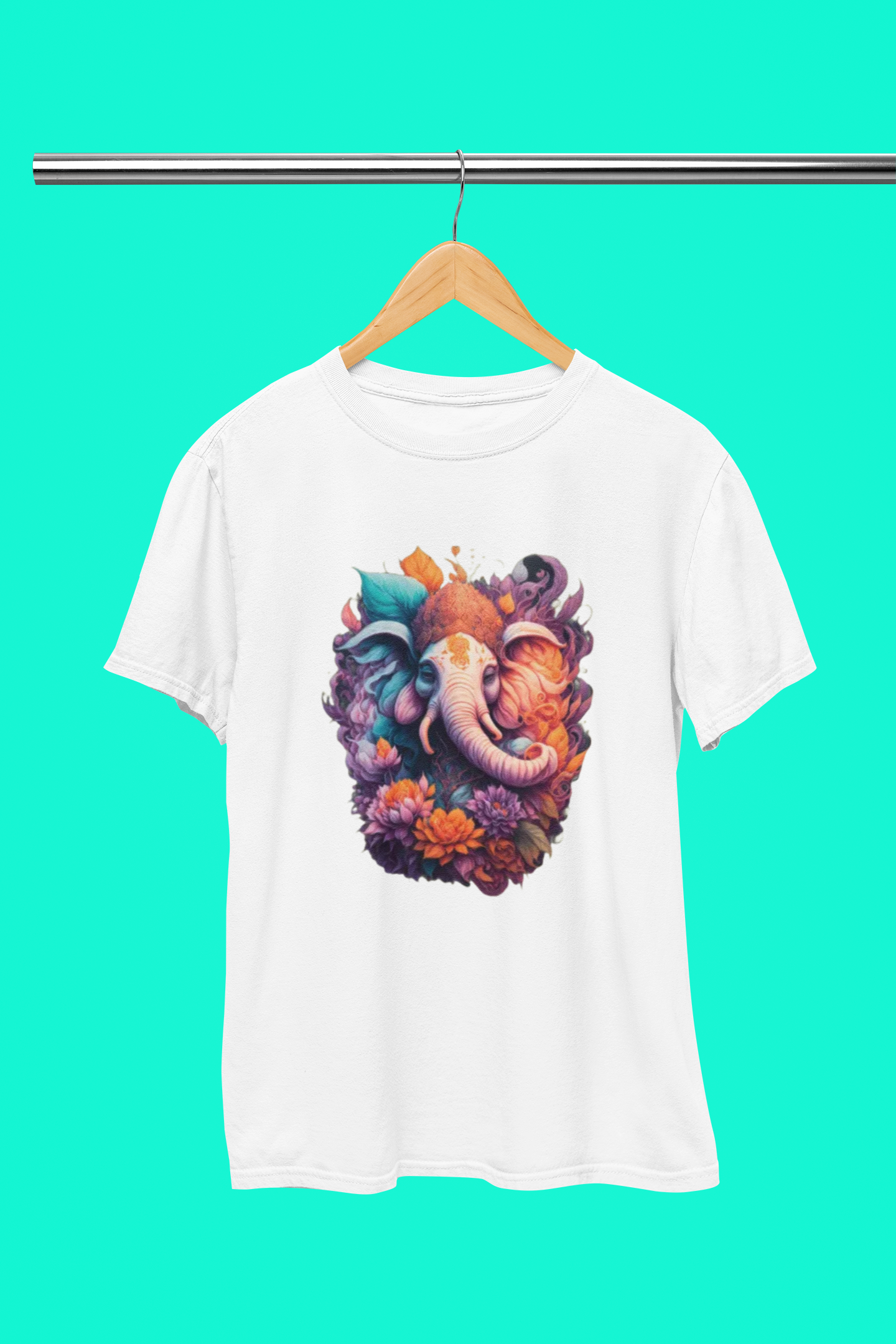 GANESH PIC 2 T SHIRT