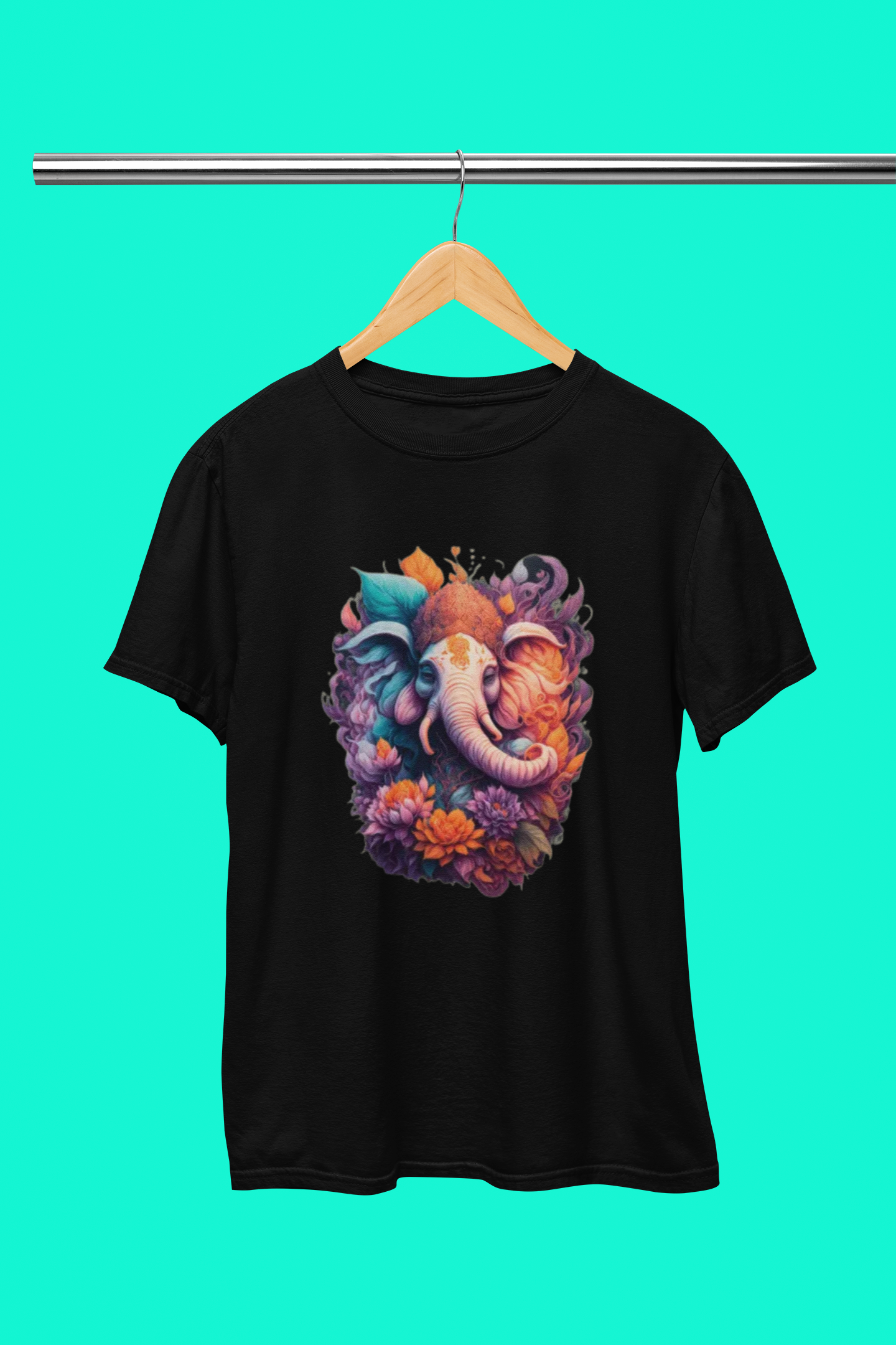 GANESH PIC 2 T SHIRT