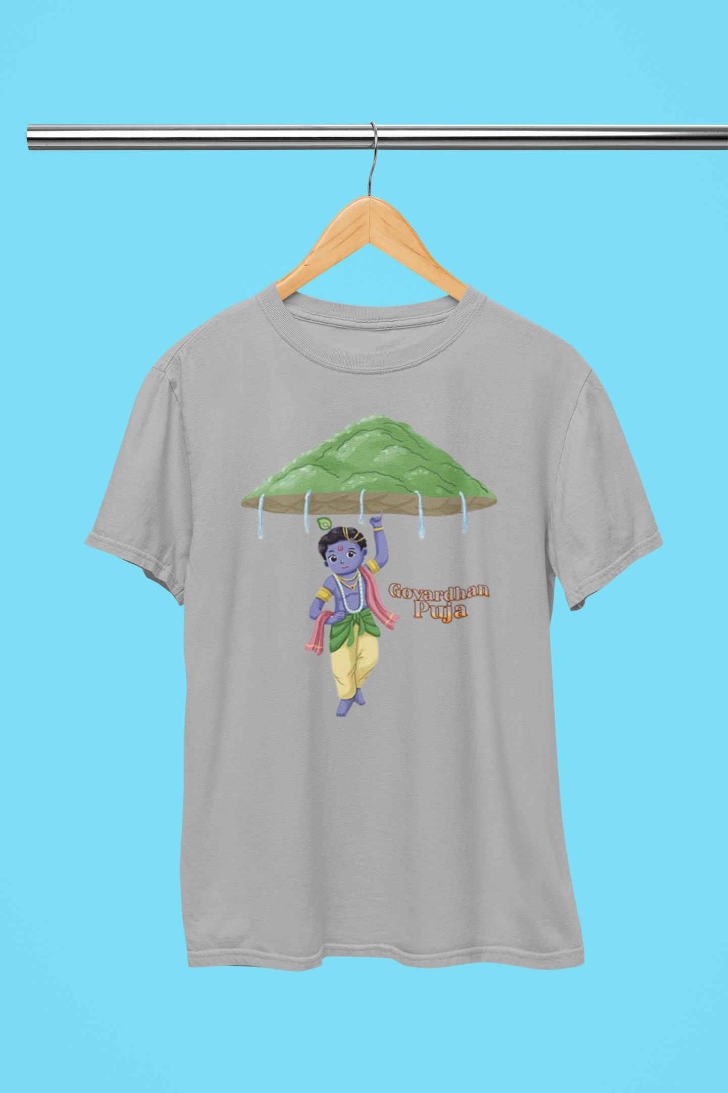 GOVARDHAN PUJA BAL KRISHNA T-SHIRT
