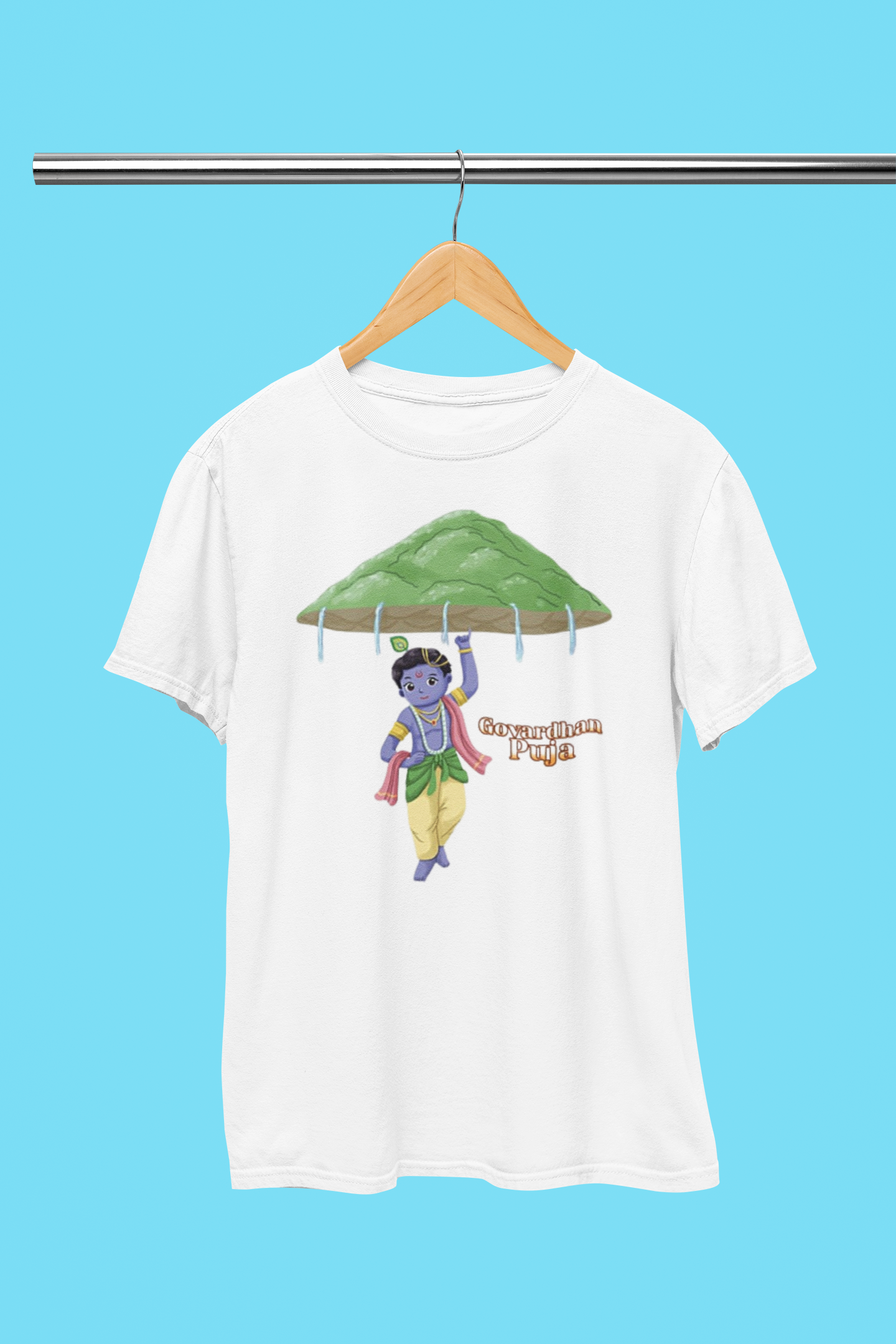 GOVARDHAN PUJA BAL KRISHNA T-SHIRT