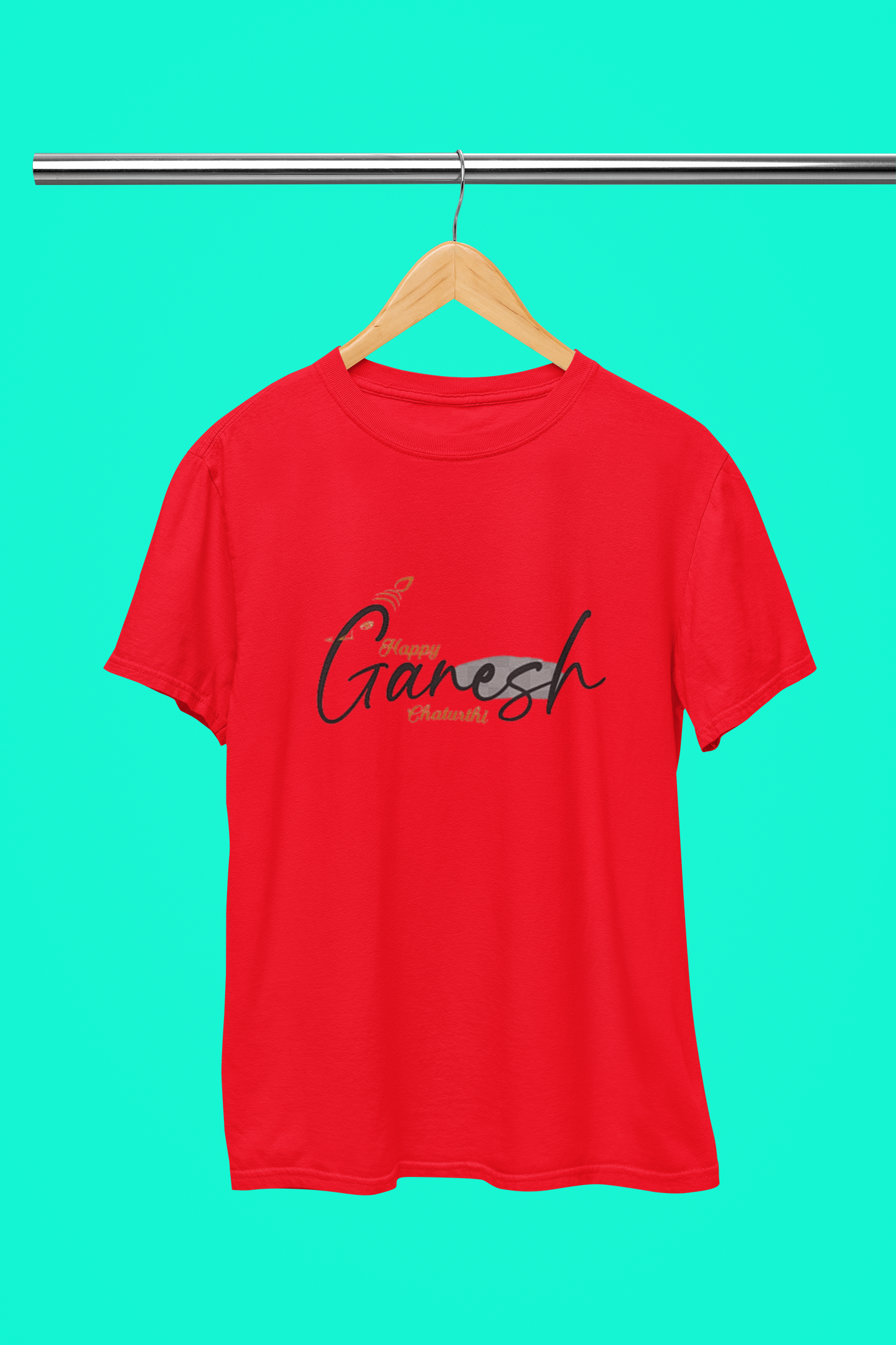 GANAPATHI ENGLISH ART T SHIRT