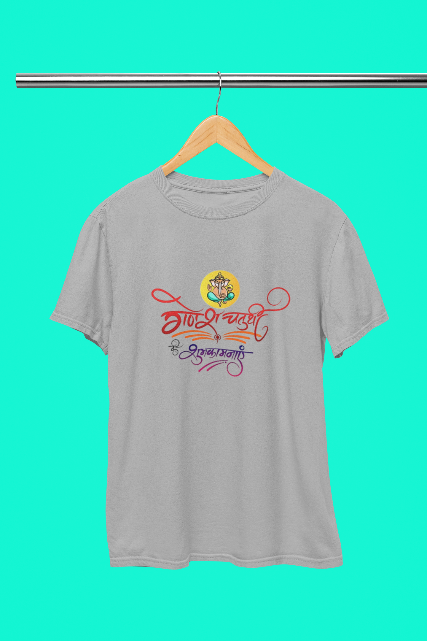 GANAPATHI ART HINDHI T SHIRT