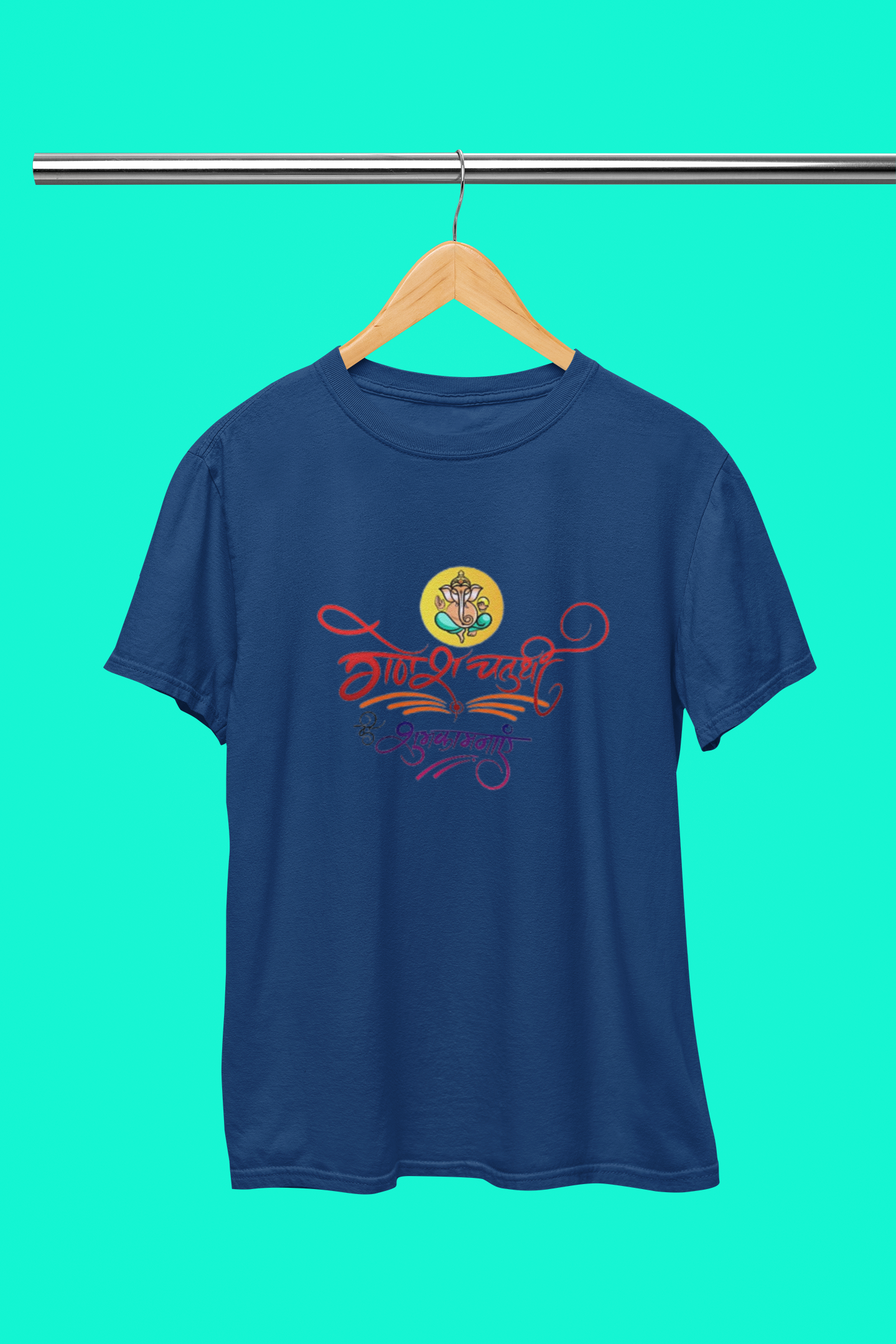 GANAPATHI ART HINDHI T SHIRT