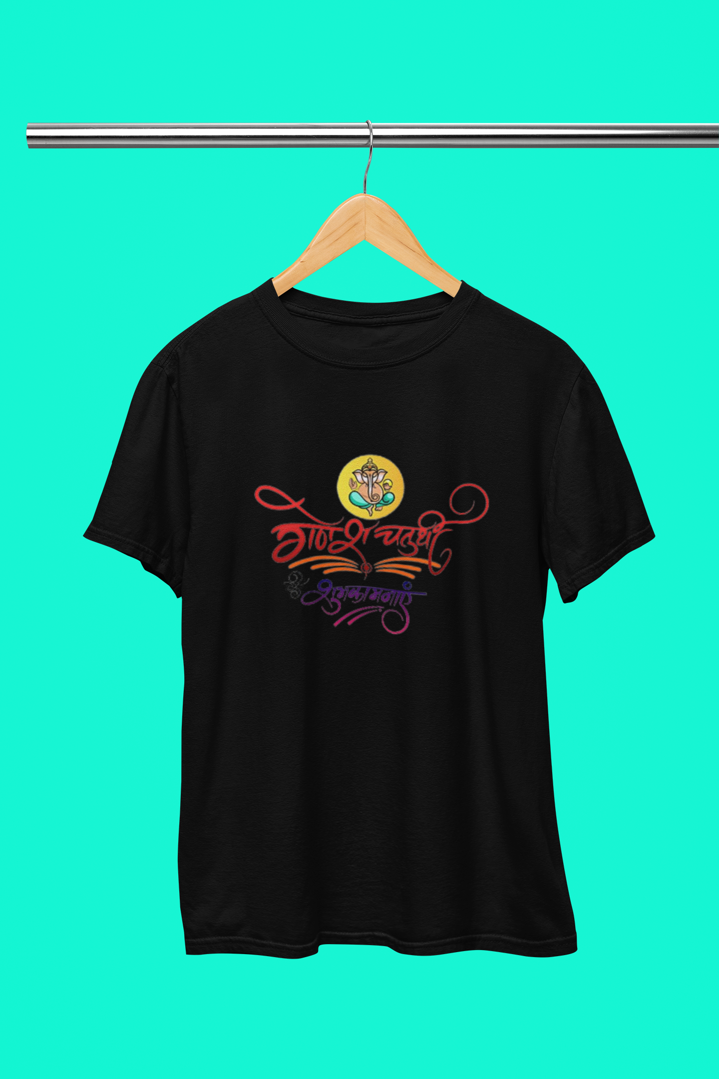 GANAPATHI ART HINDHI T SHIRT