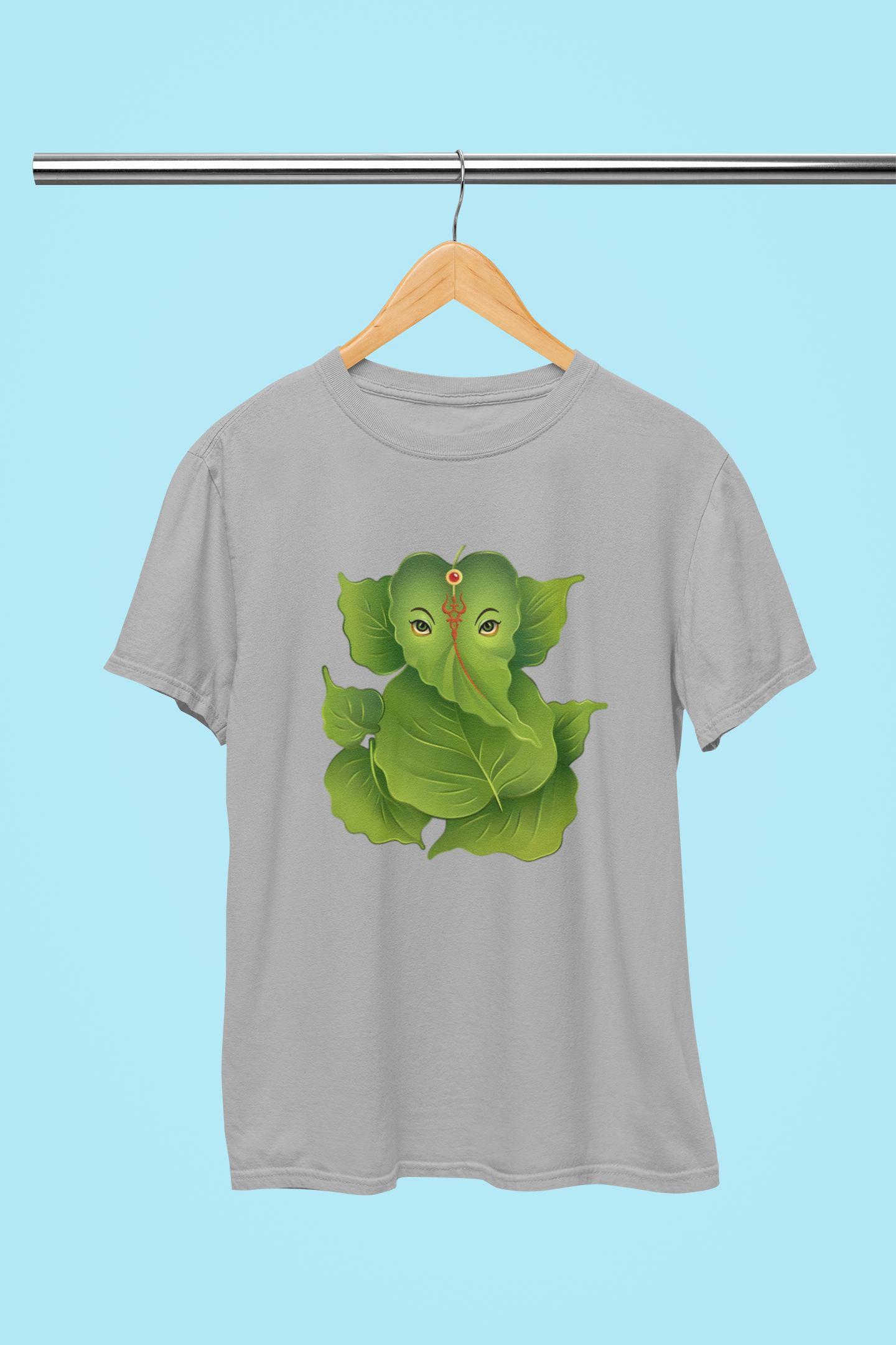 GANESH CHATURTHI GREEN T-SHIRT