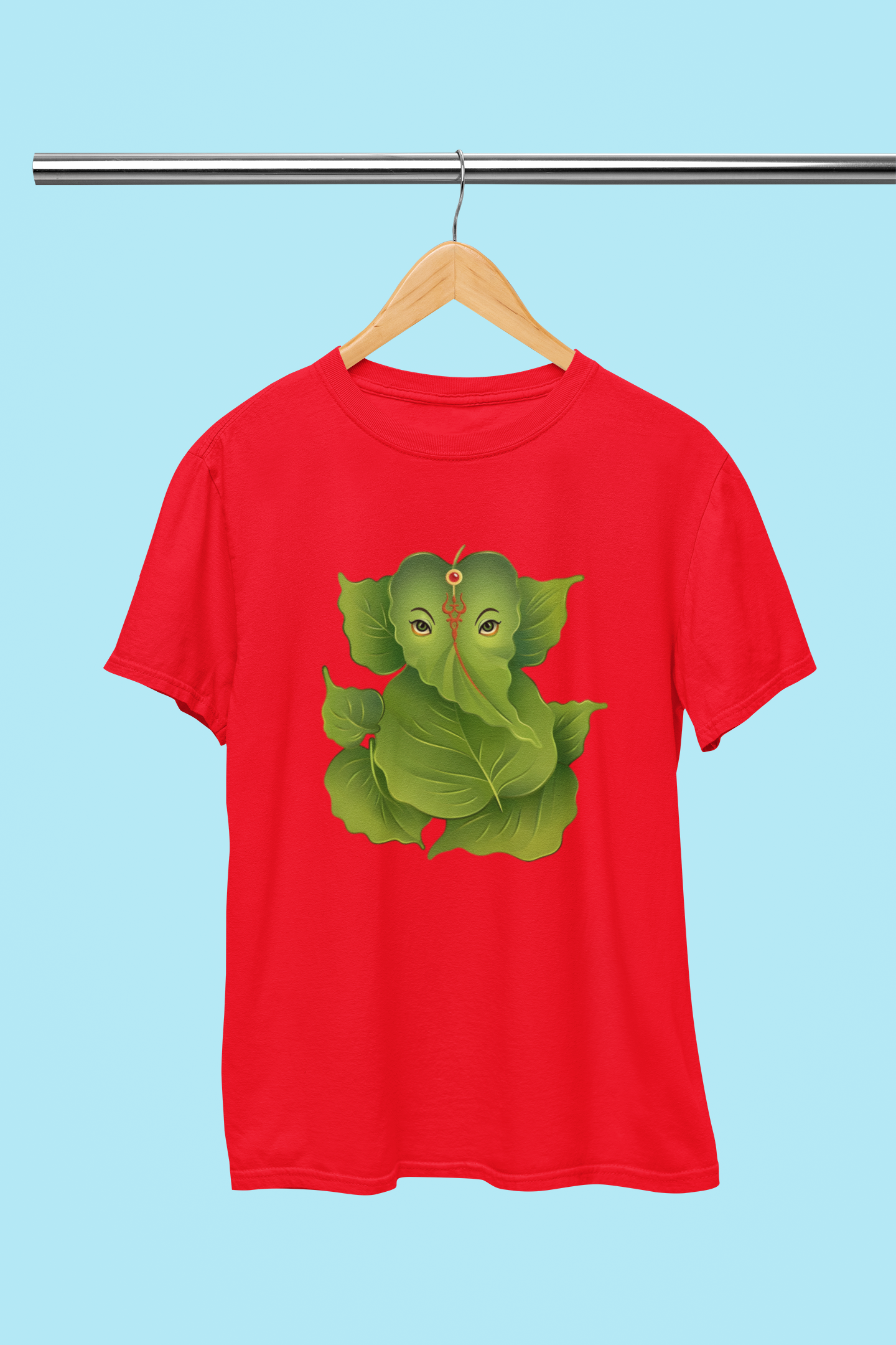 GANESH CHATURTHI GREEN T-SHIRT