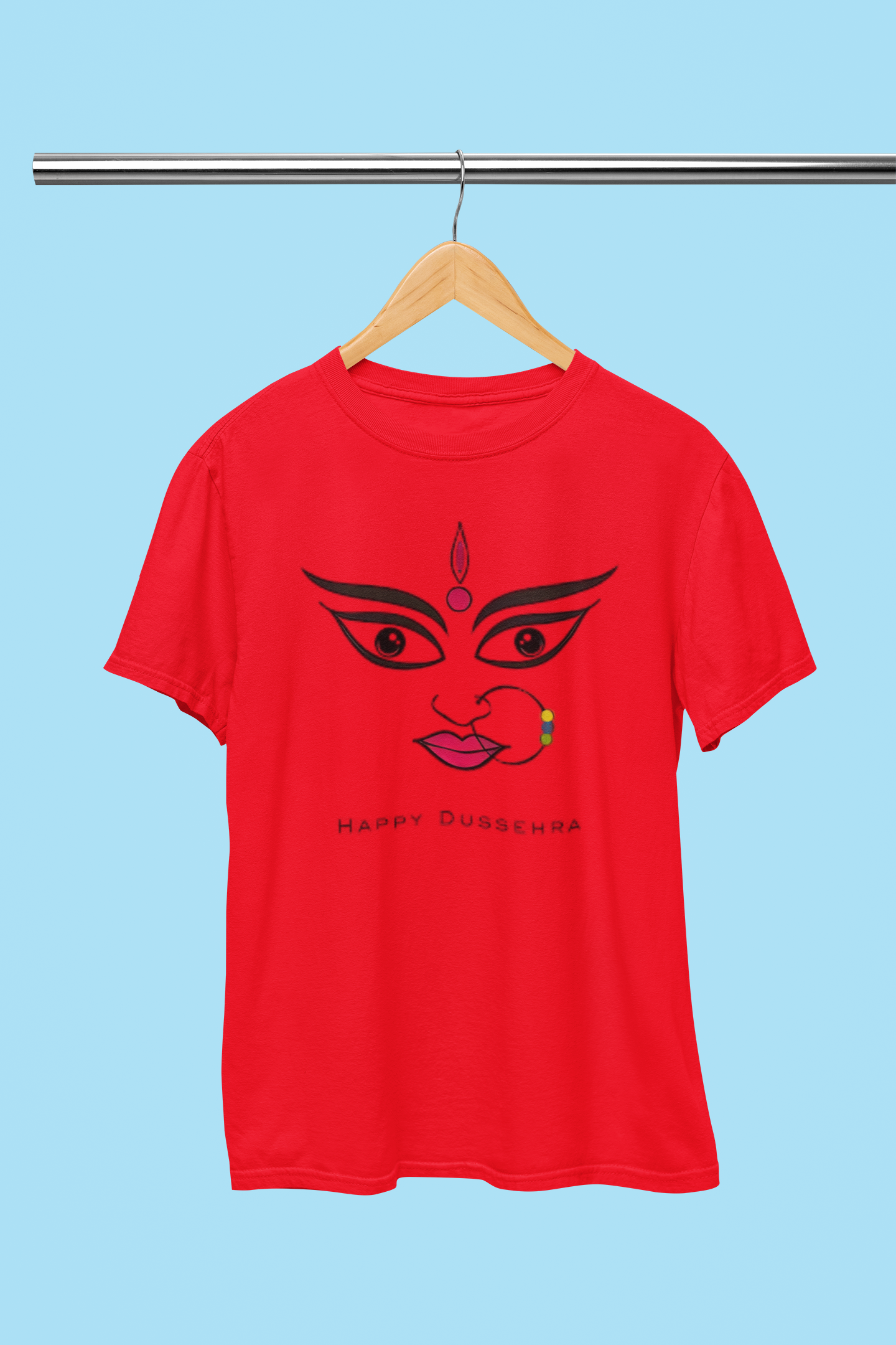 DURGA MATA FACE T-SHIRT