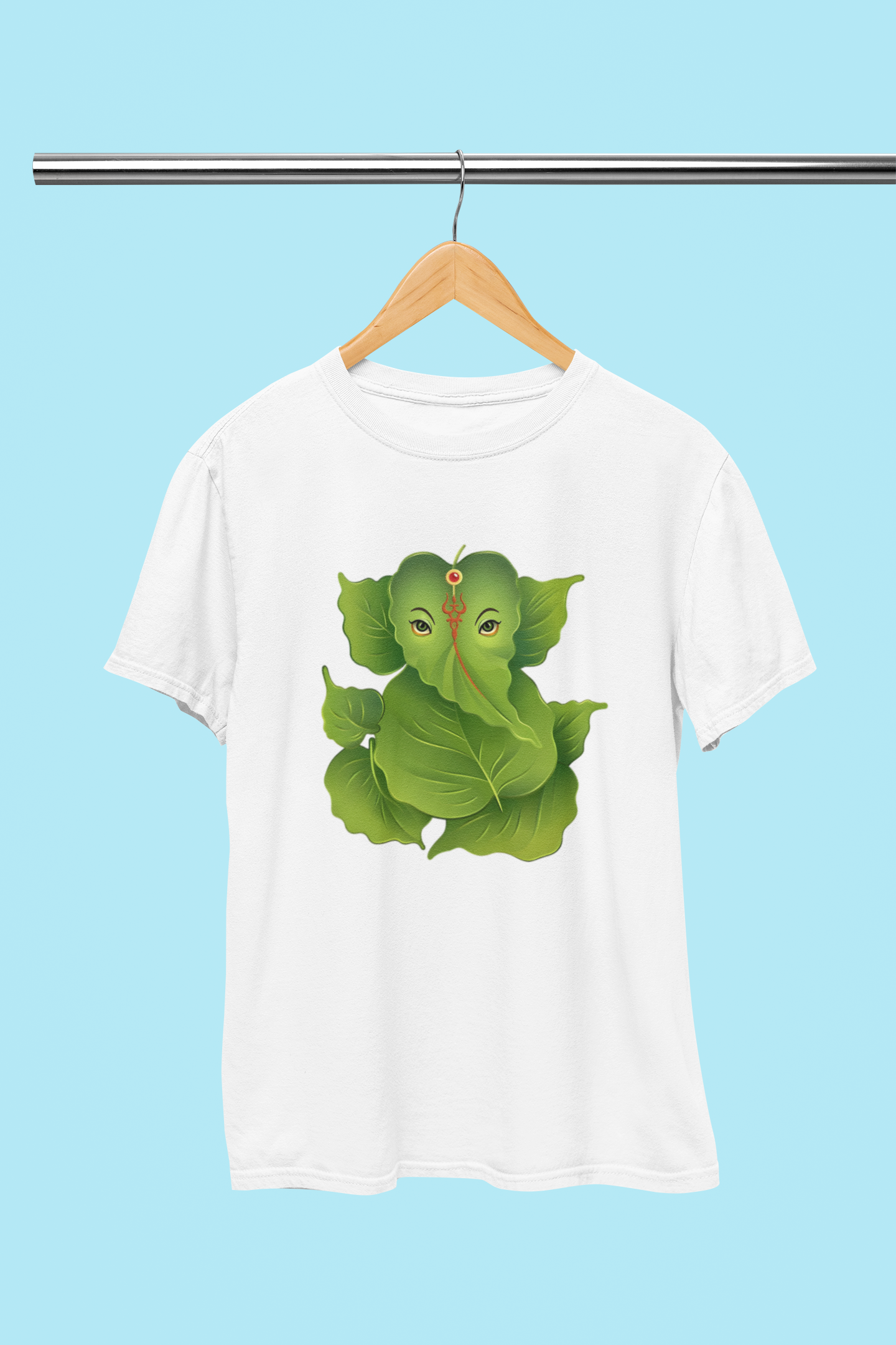 GANESH CHATURTHI GREEN T-SHIRT