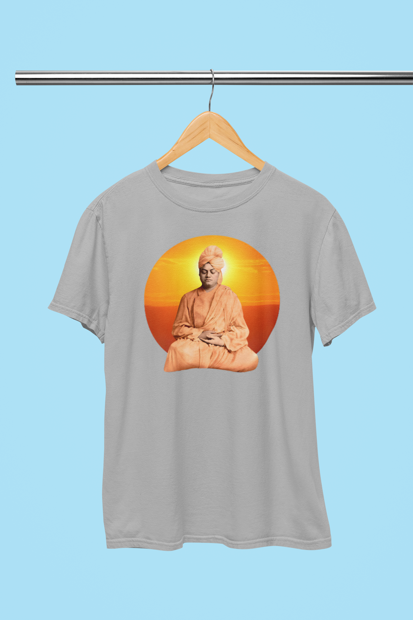 SWAMI VIVEKANANDA YOGA PADMASANA T-SHIRT