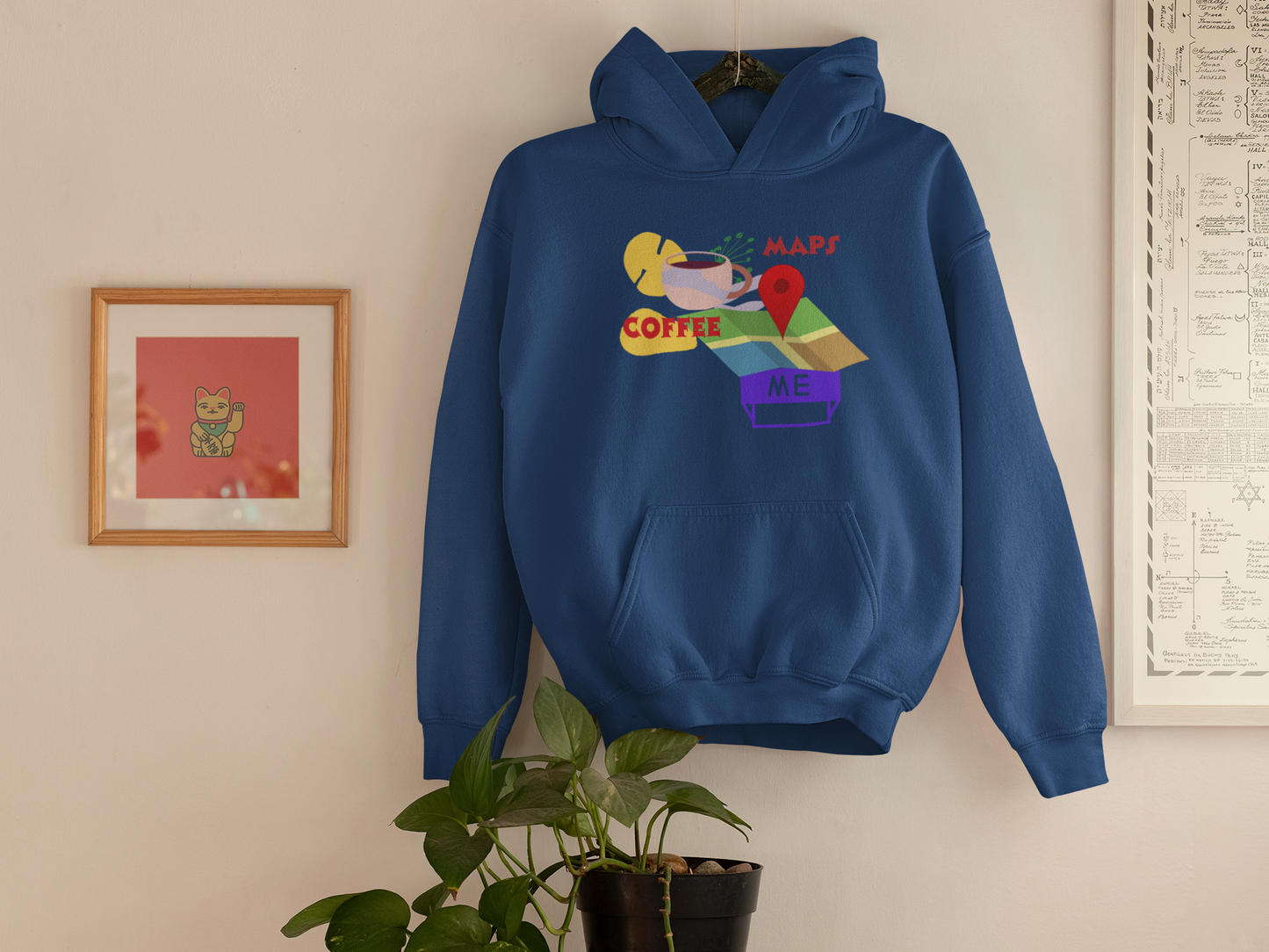 MAPS COFFEE ME T SHIRT