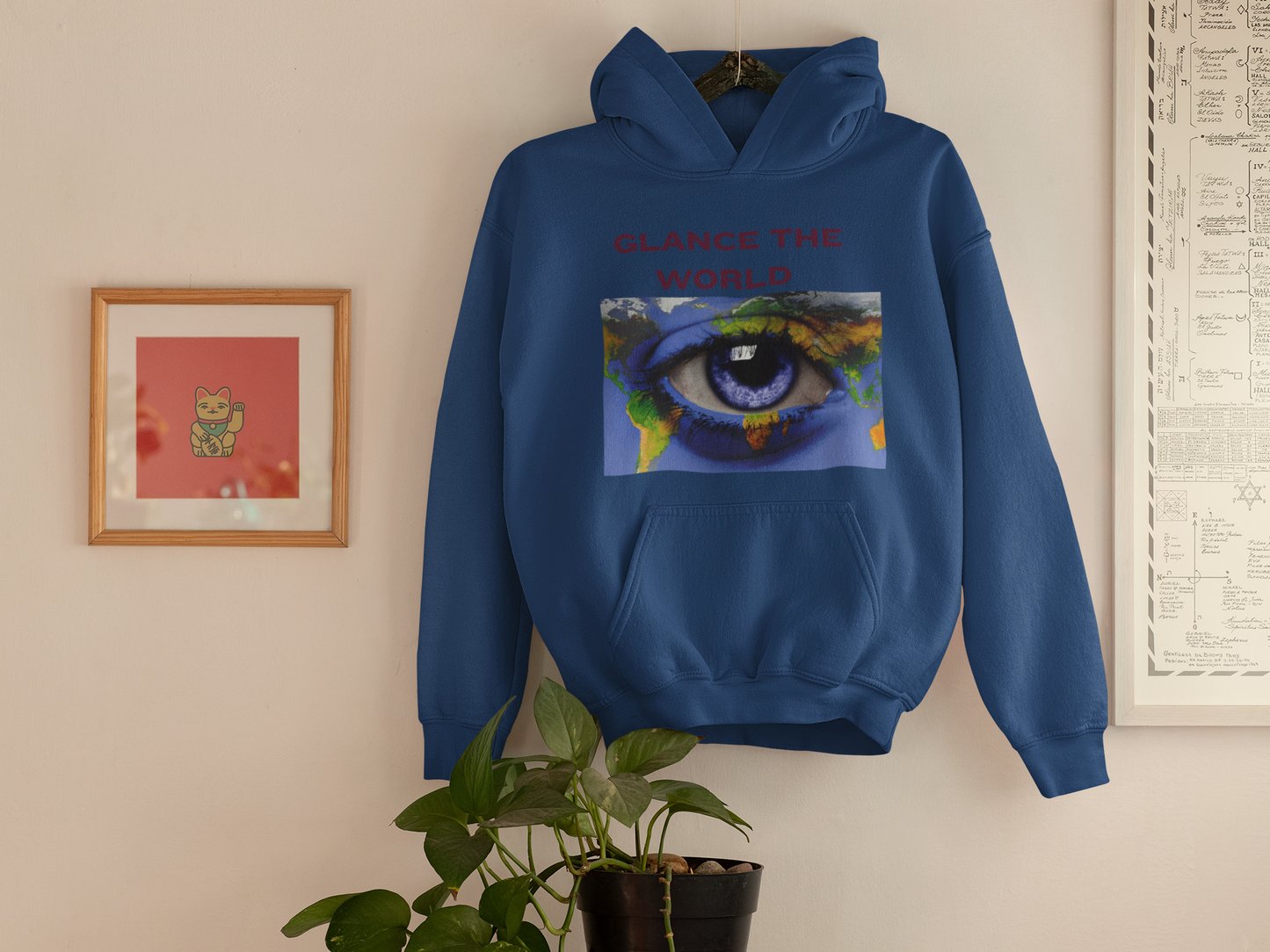 GLANCE THE WORLD T SHIRT
