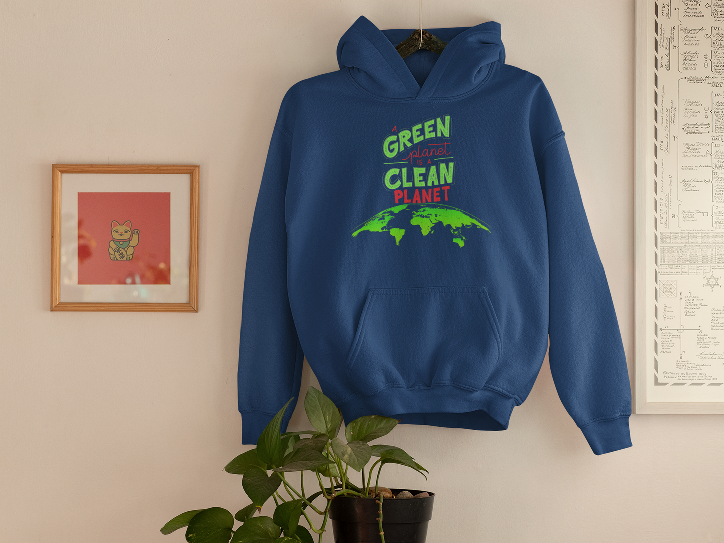 A GREEN PLANET T SHIRT