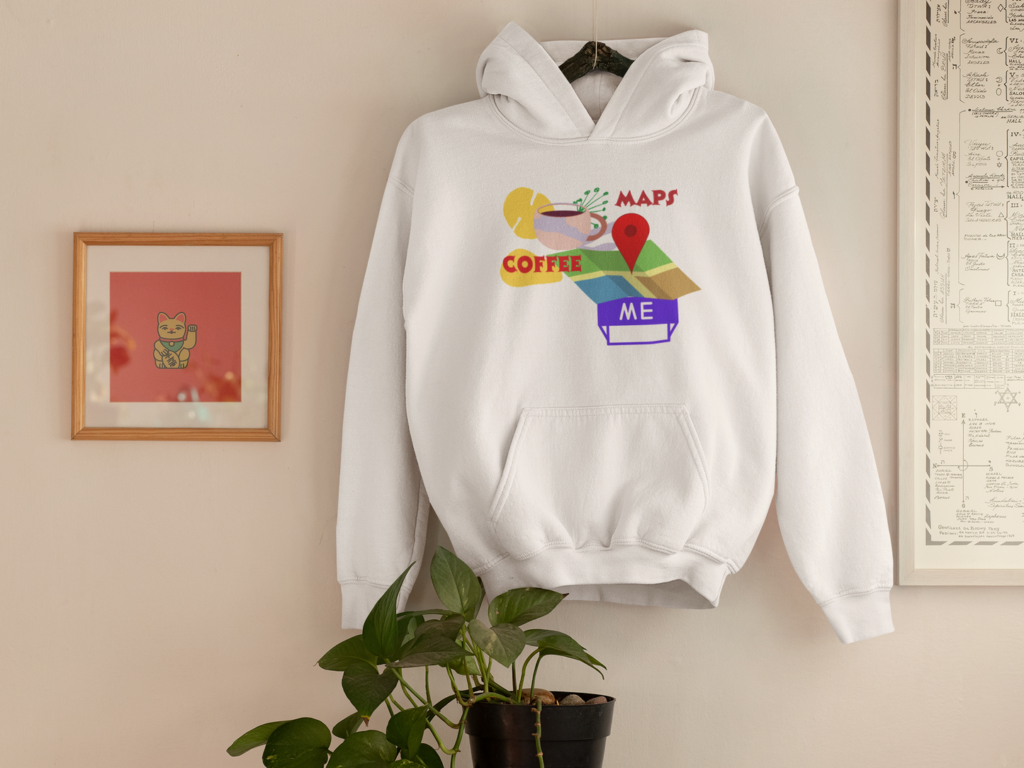 MAPS COFFEE ME T SHIRT