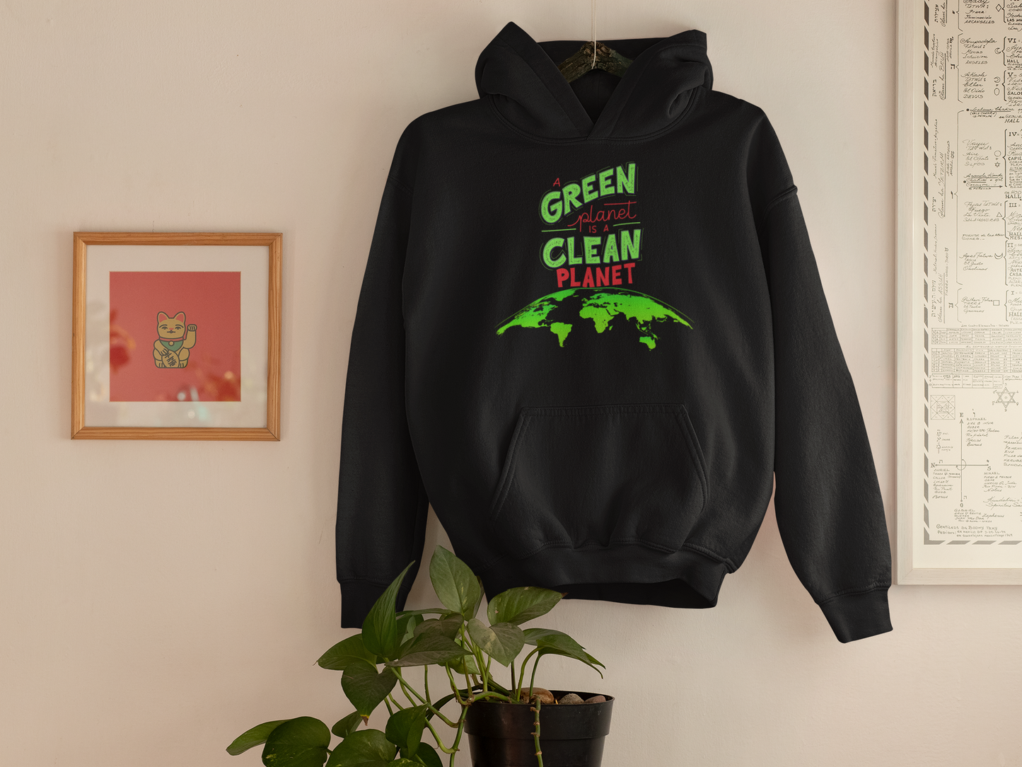 A GREEN PLANET T SHIRT