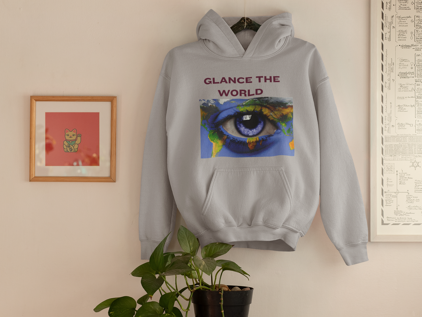 GLANCE THE WORLD T SHIRT