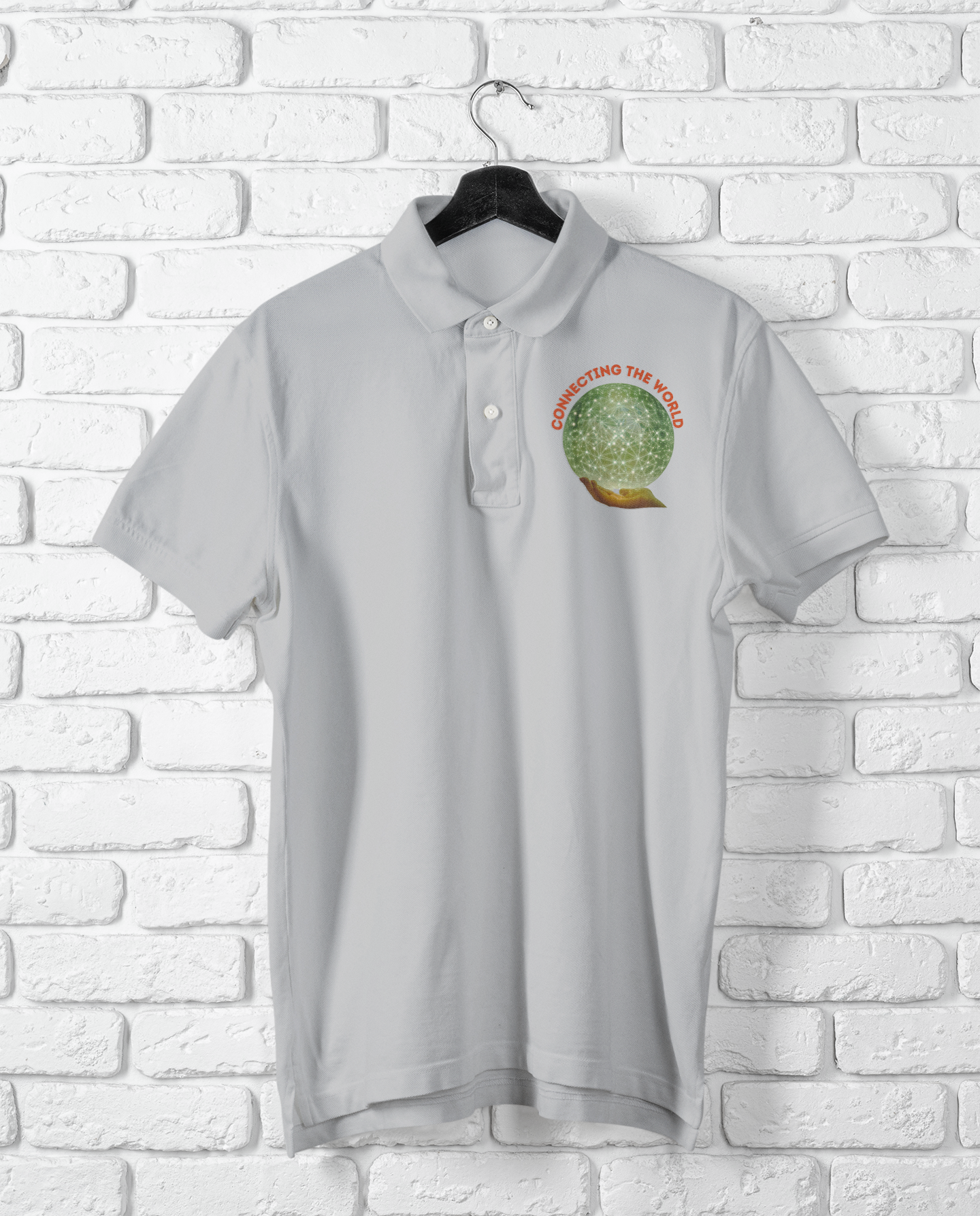 CONNECTING THE WORLD POLO T SHIRT