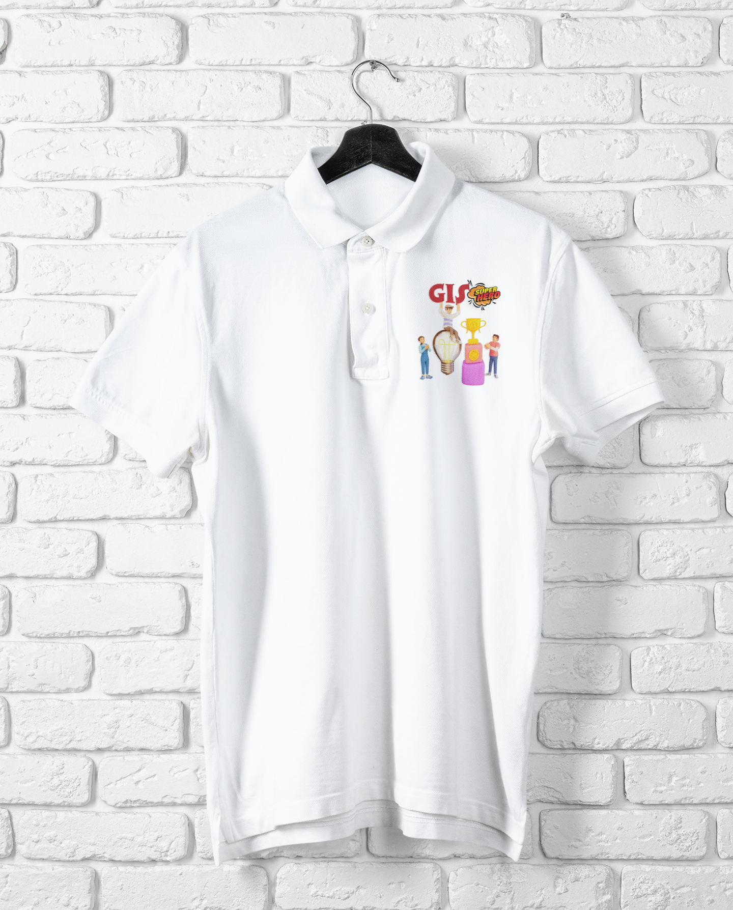GIS SUPER HERO POLO T-SHIRT