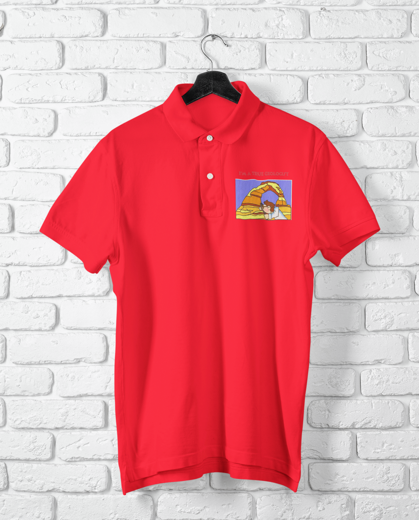 TRUE GEOLOGIST POLO T SHIRT
