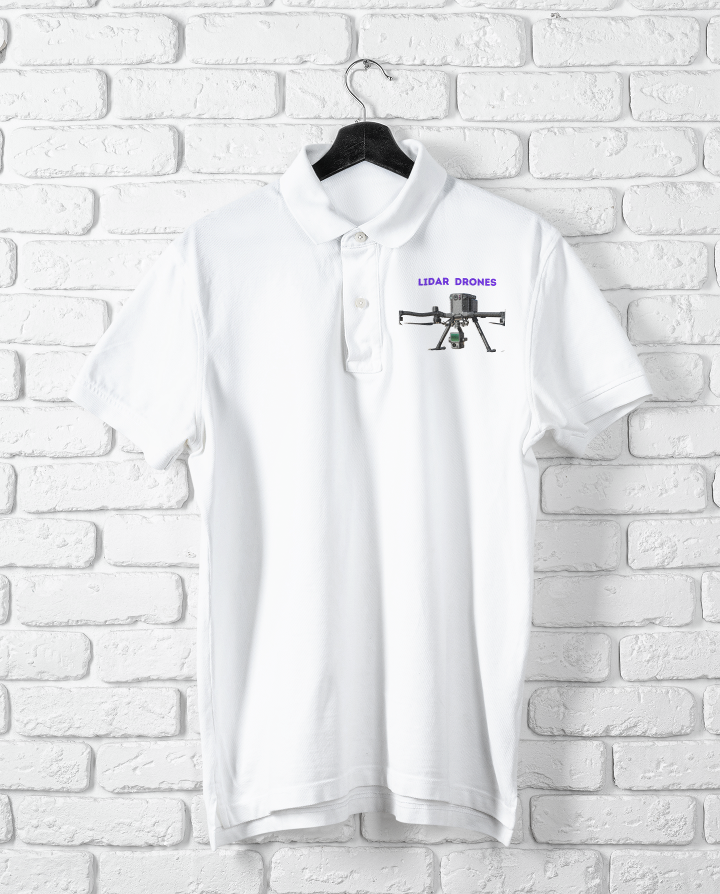 LIDAR DRONES POLO T SHIRT