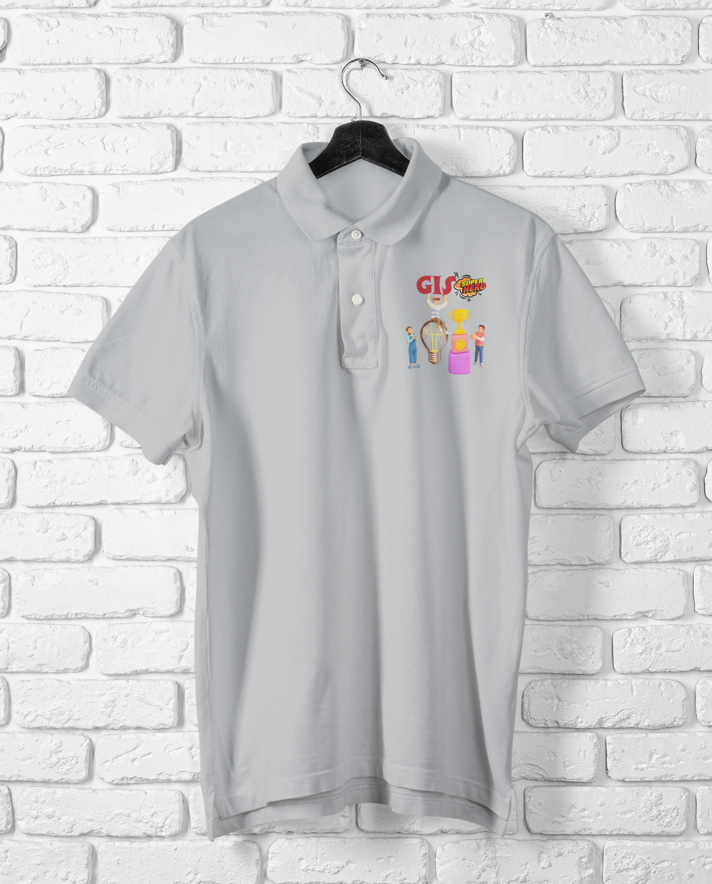GIS SUPER HERO POLO T-SHIRT