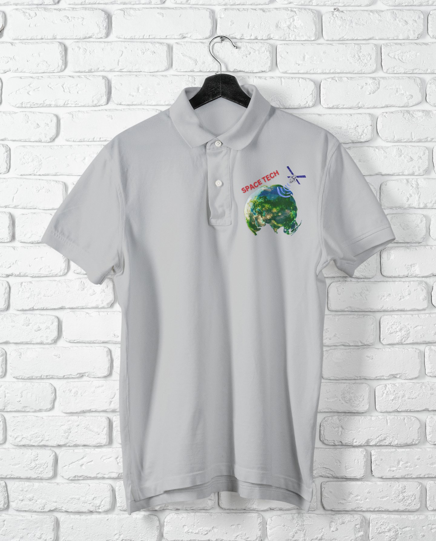 SPACE TECH POLO T SHIRT