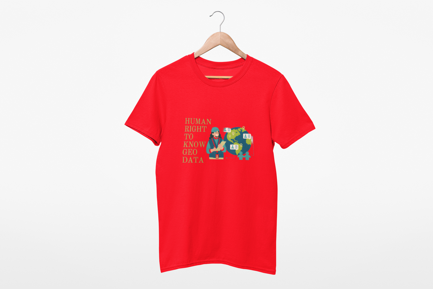 GIS GEO DATA T SHIRT